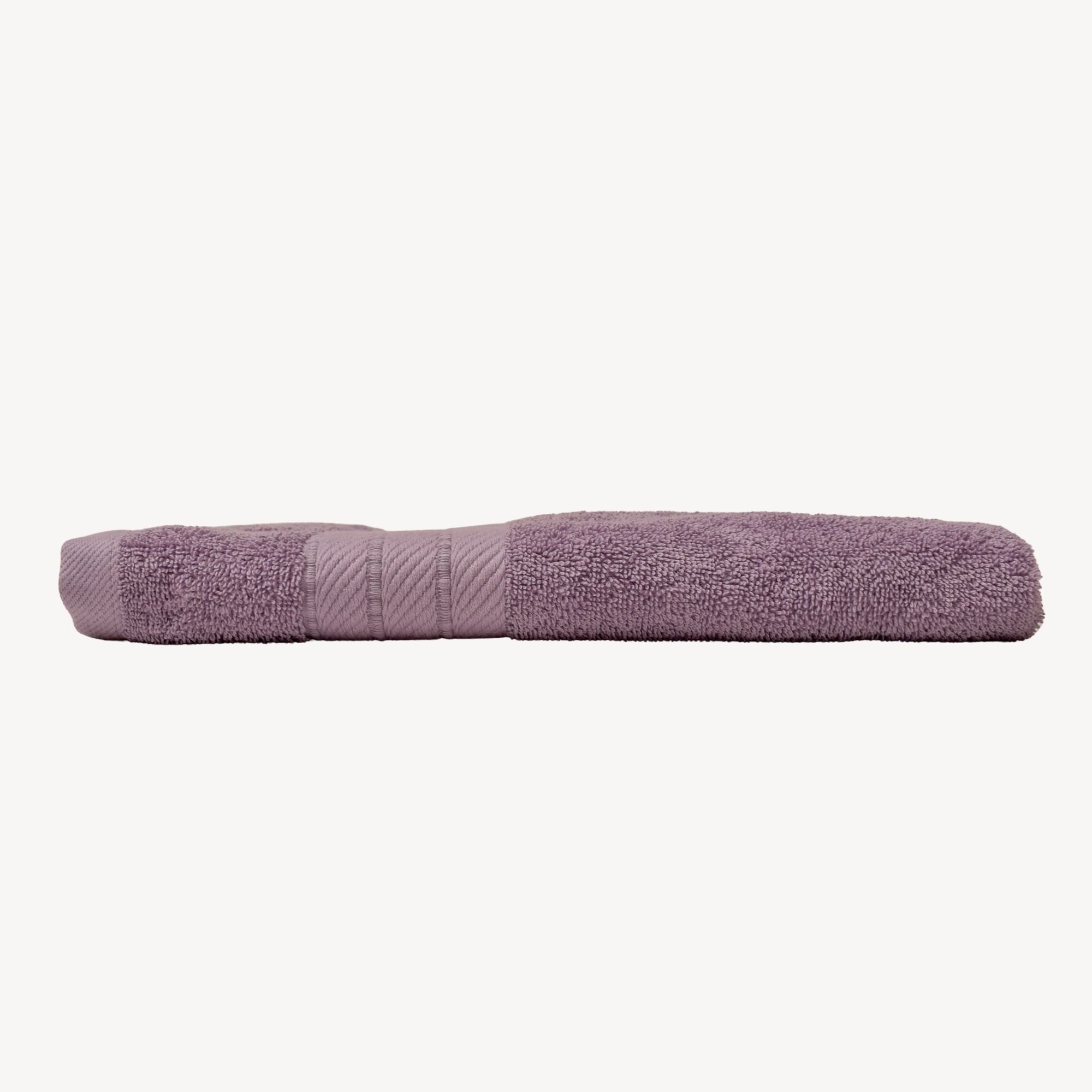 Lavender Diagonal Stripe Bath Towel