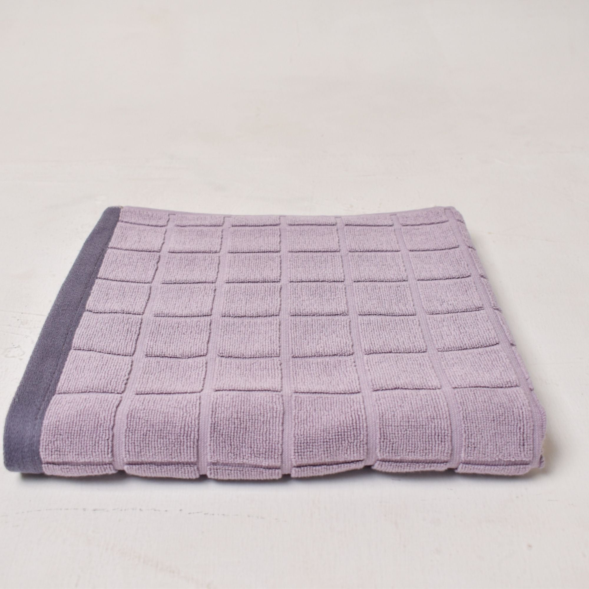 Lavender Check Classic Bath Towel