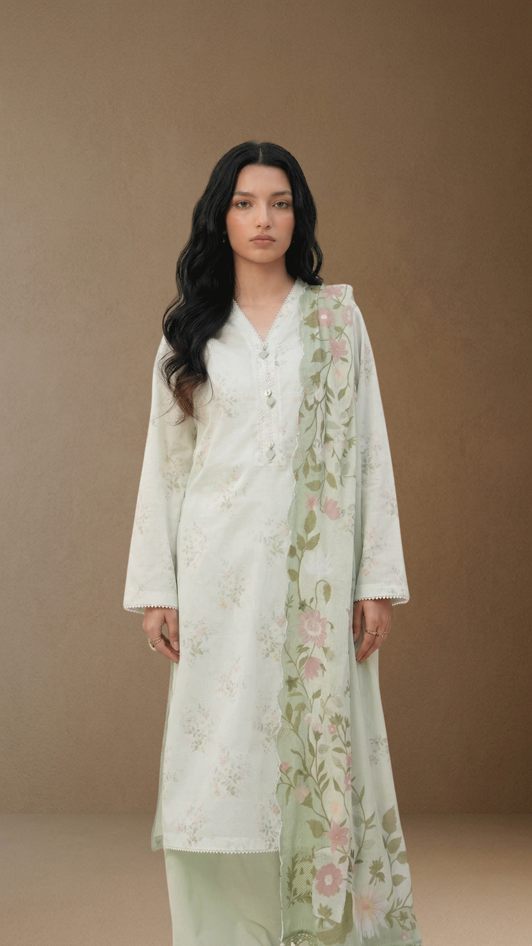 Sage Haven - Printed Lawn Suit