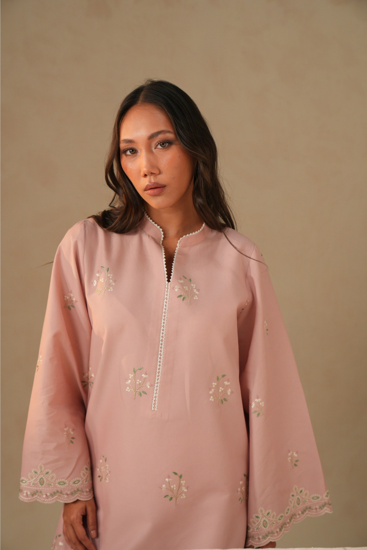 Rose Brocade Co-ord Set V-II – view 2