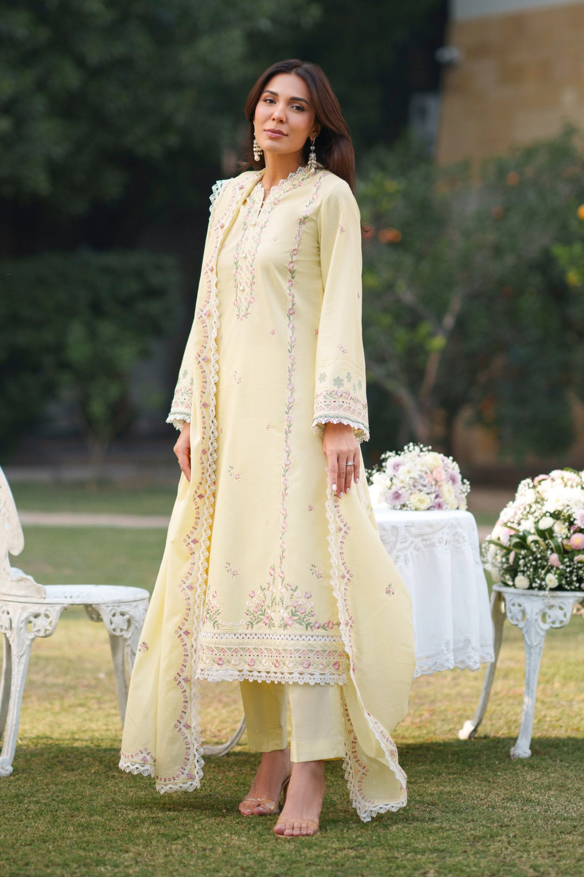 Soft Primrose - Unstitched Lawn