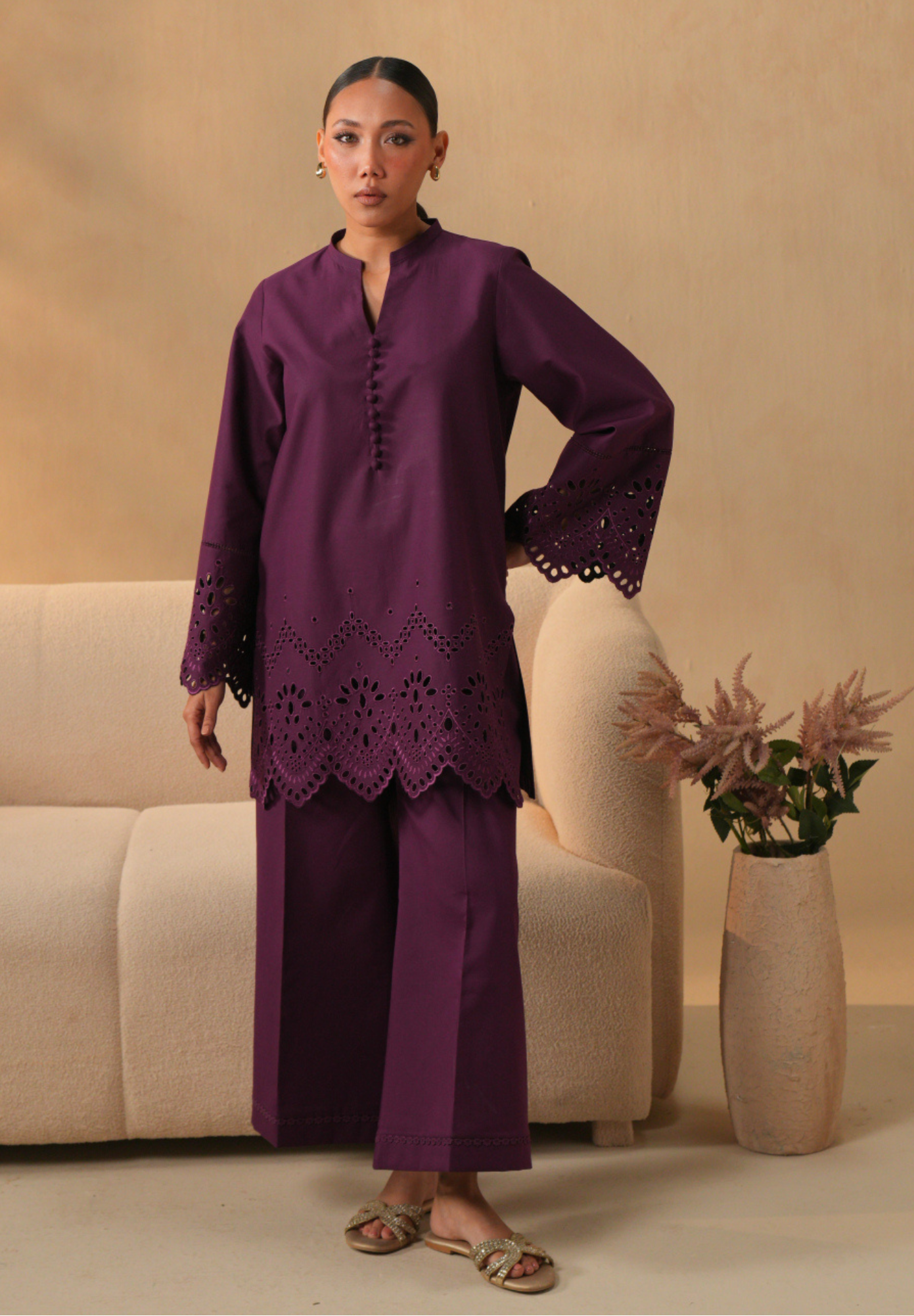 Cassis Deep Co-ord Set