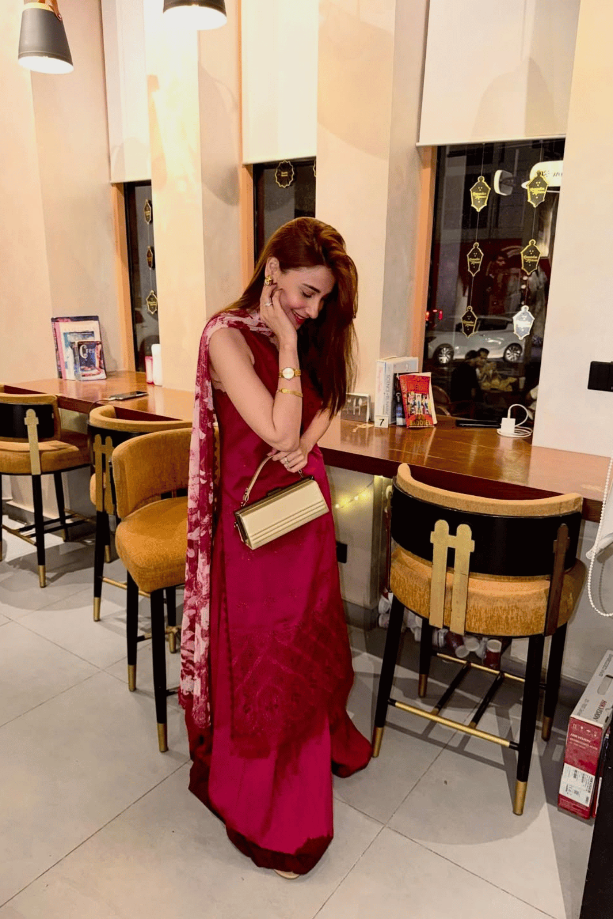 Mulberry Lattice - Luxury Lawn Suit