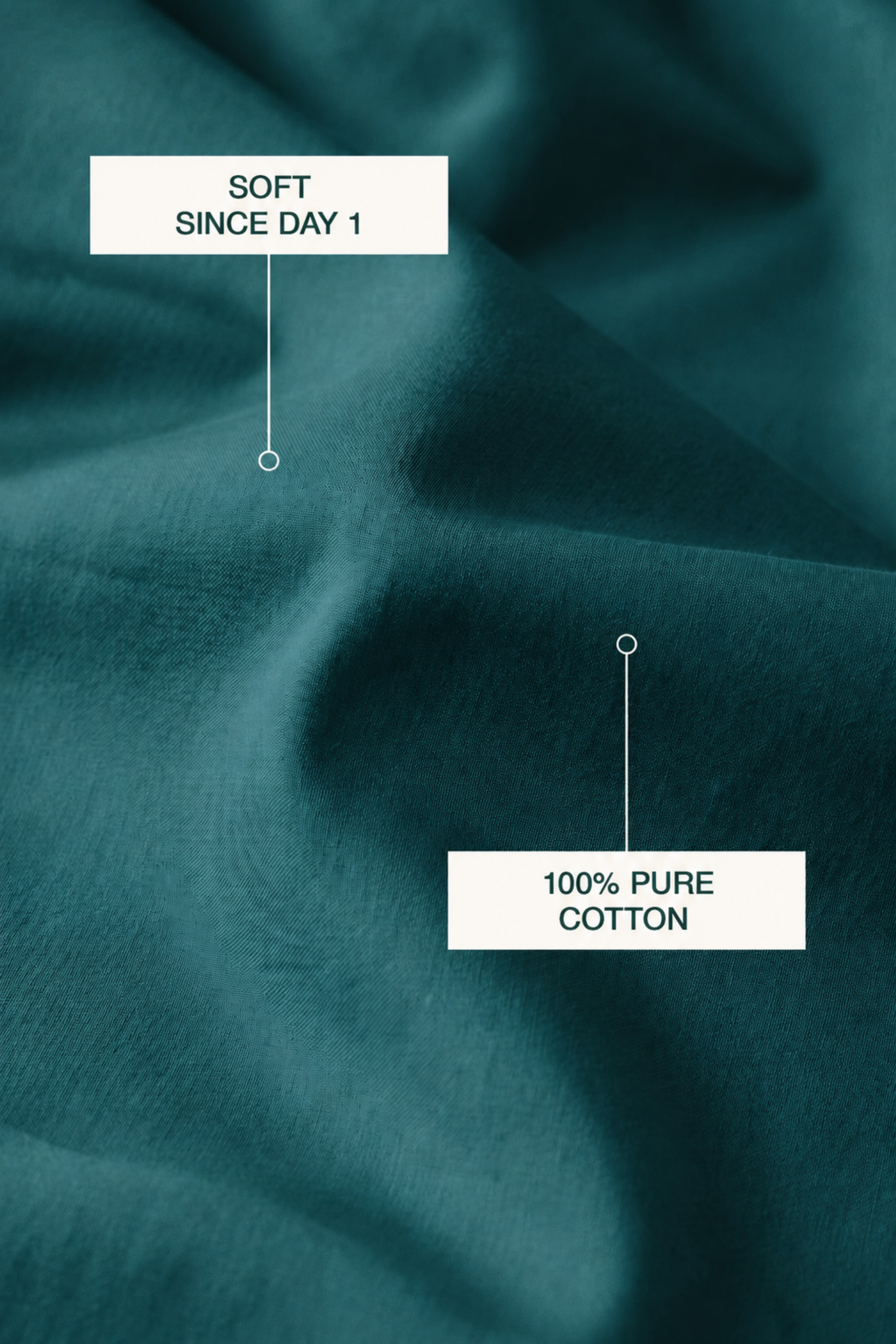 Teal Bed Sheets - Luxe T400 Egyptian Cotton