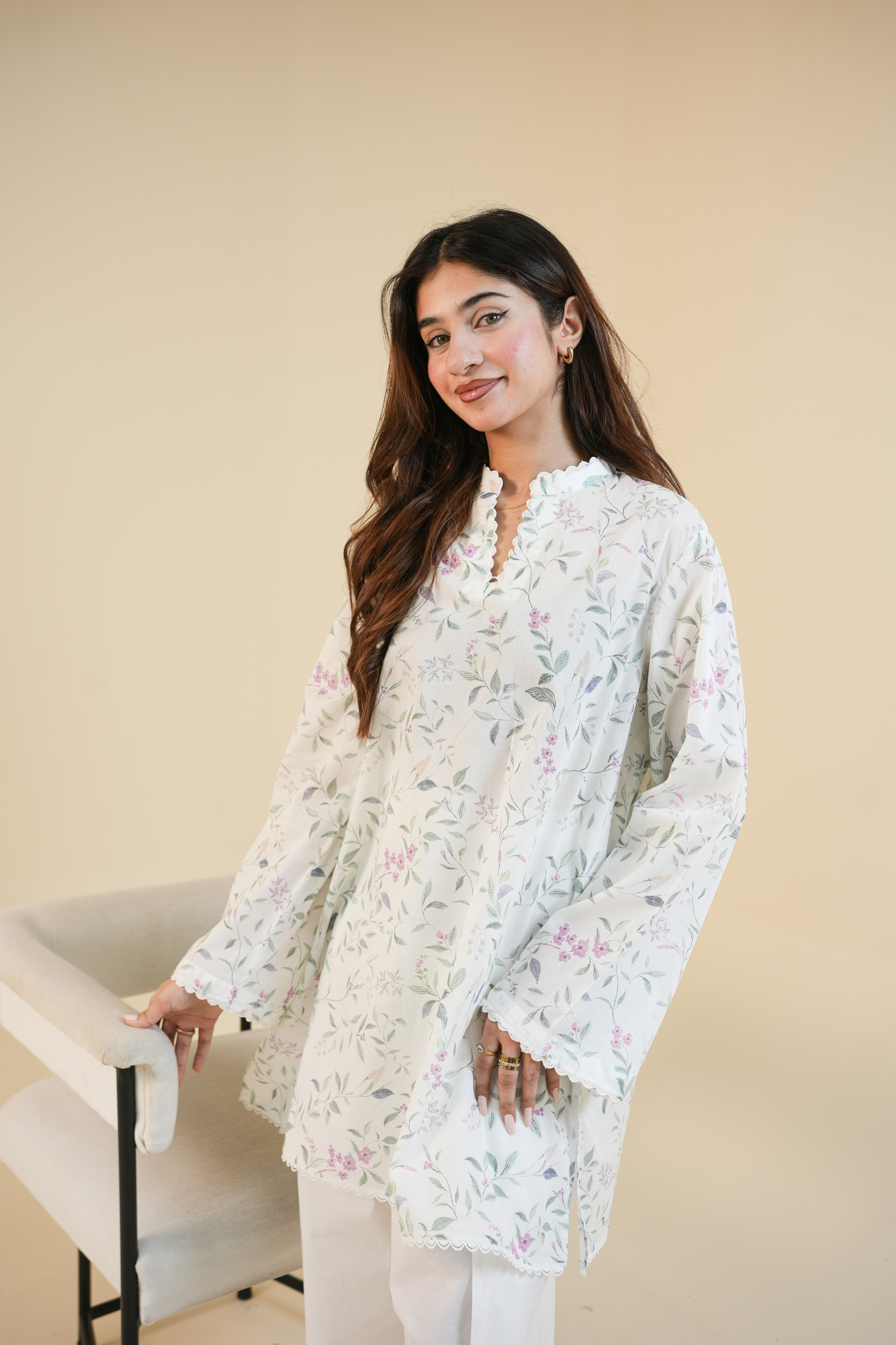 Fleur Sauvage - Printed Lawn Suit