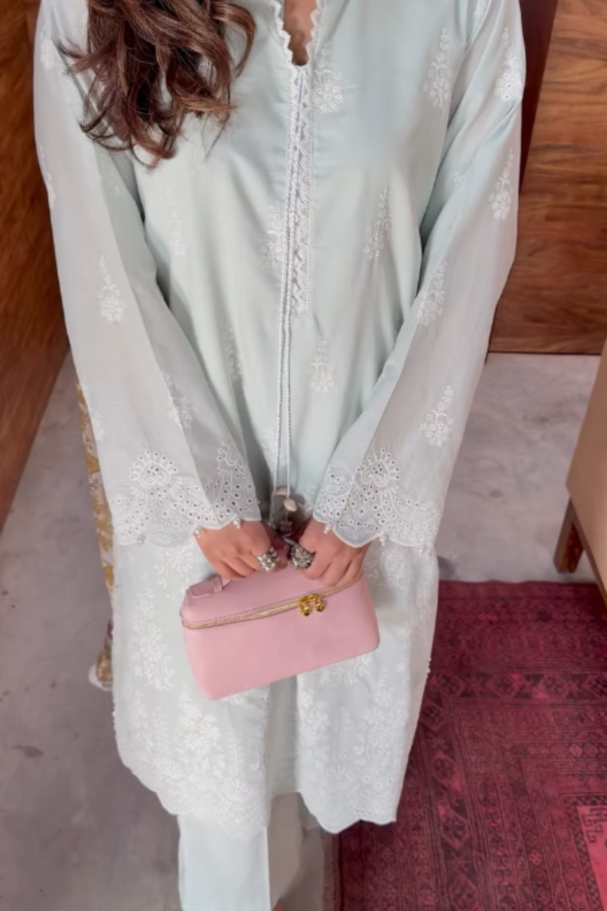 Ethereal Mint - Lawn Suit