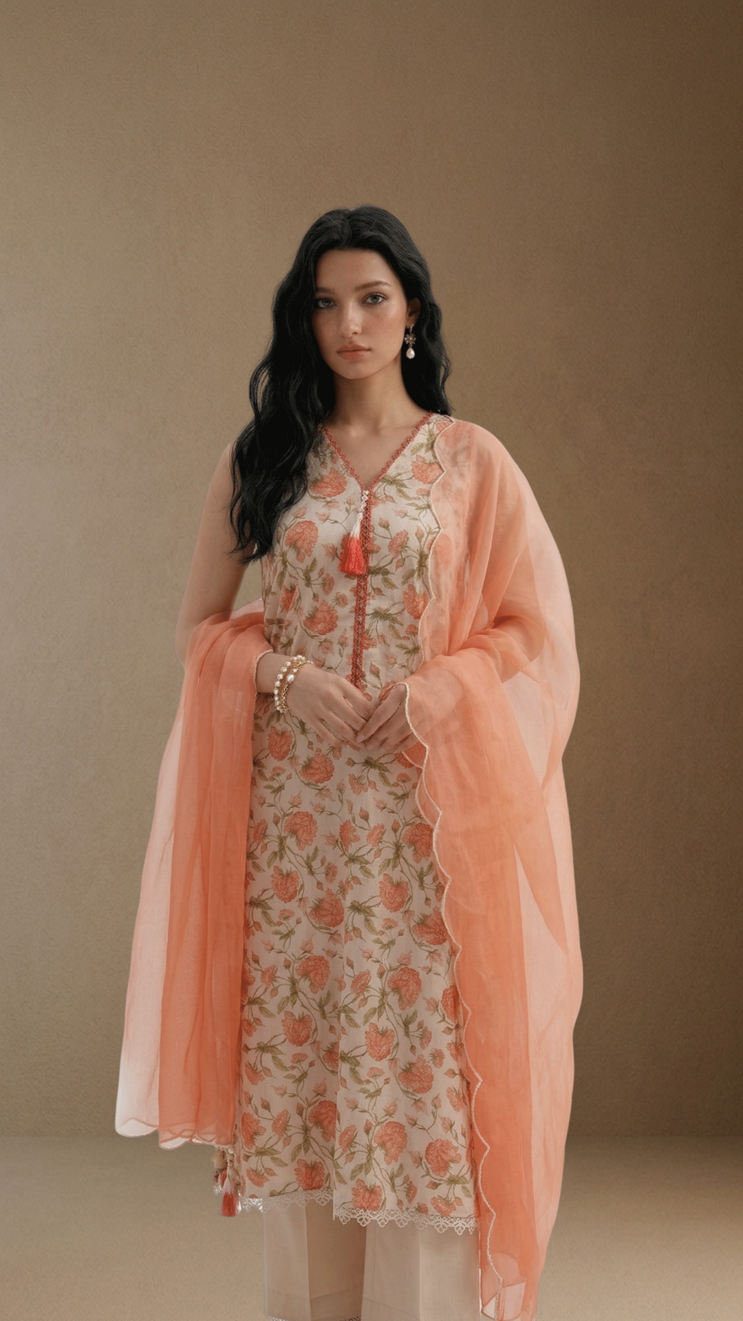 Corelle - Printed Lawn Suit