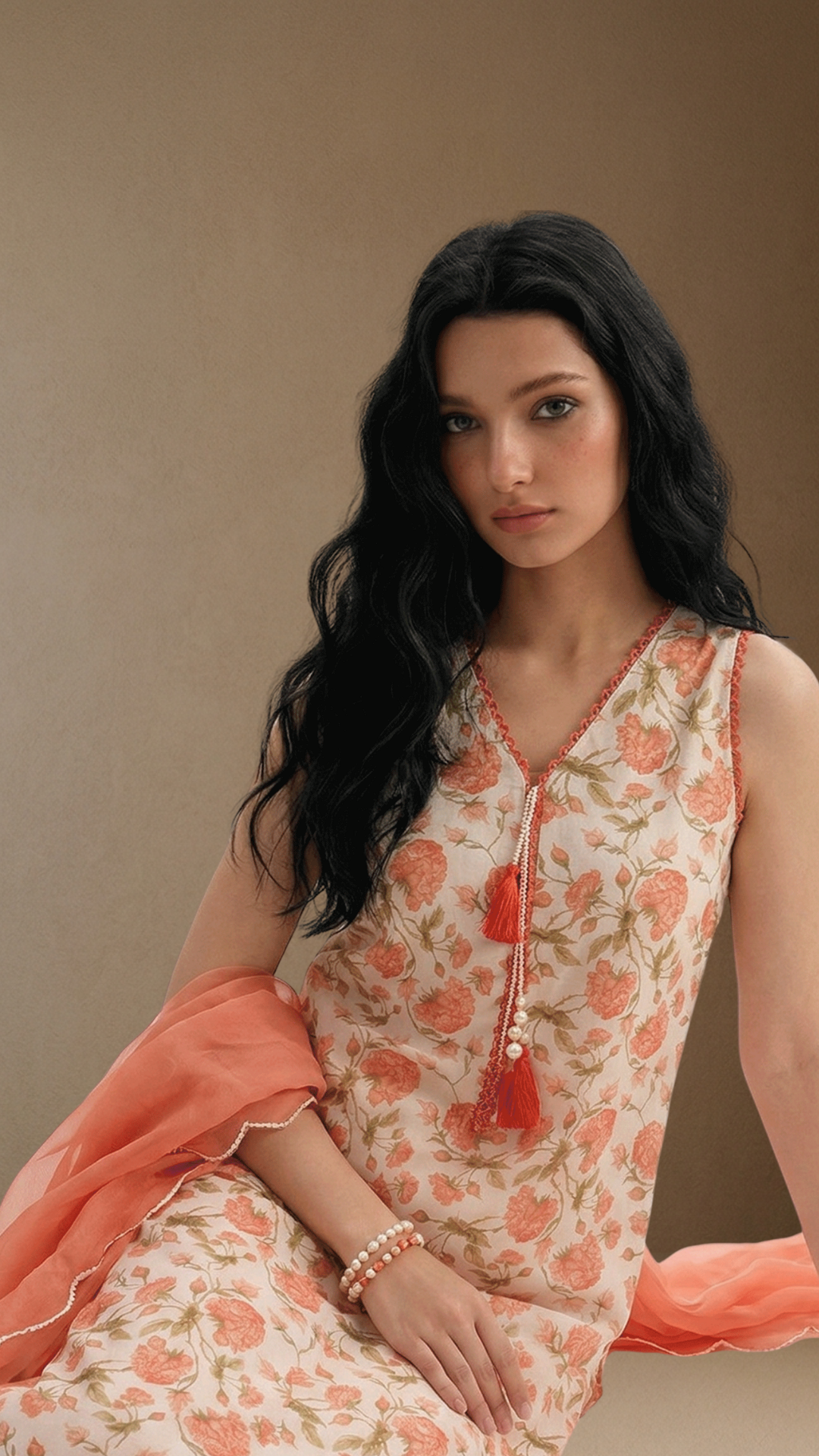 Corelle - Printed Lawn Suit