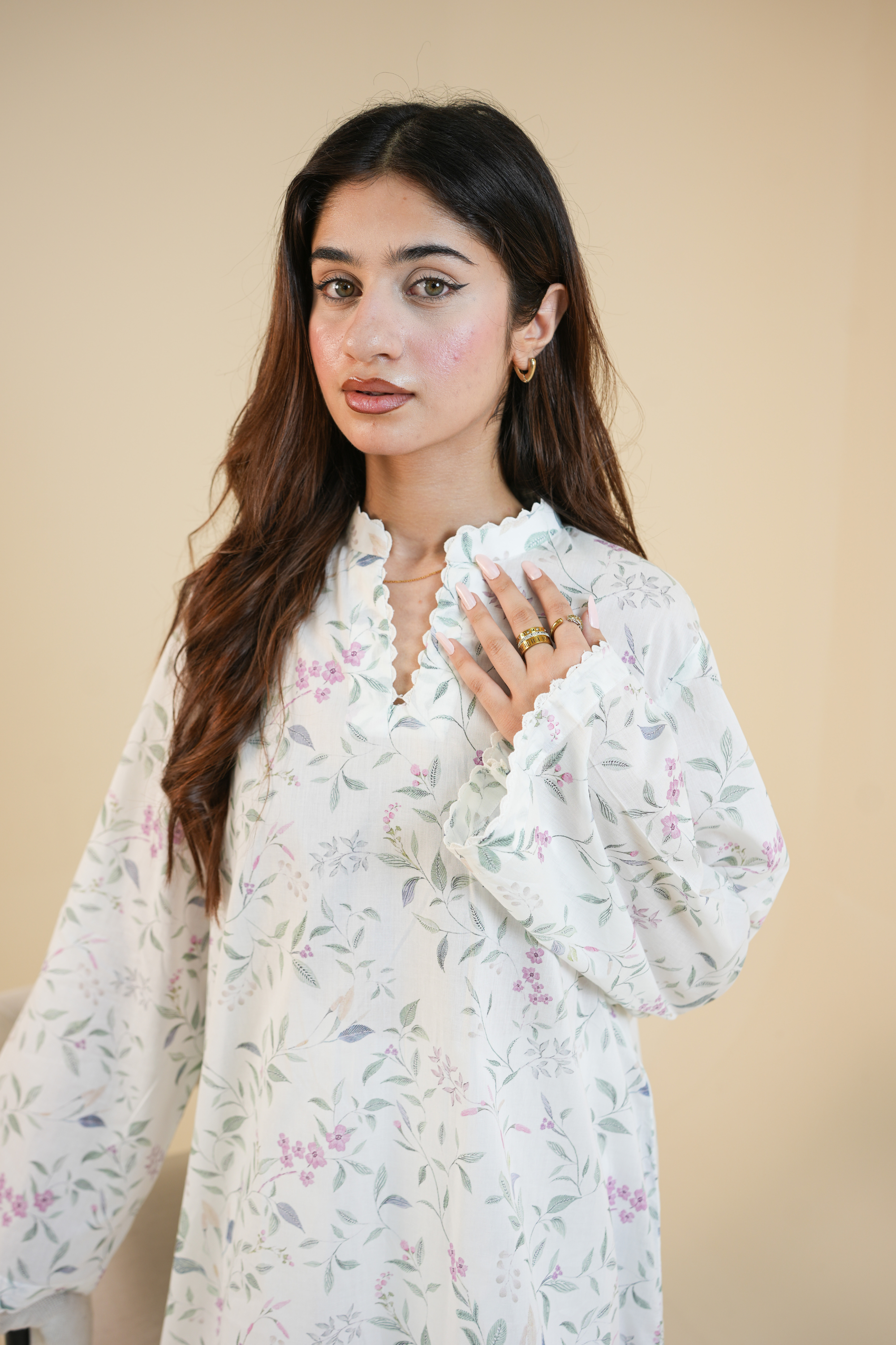 Fleur Sauvage - Printed Lawn Suit