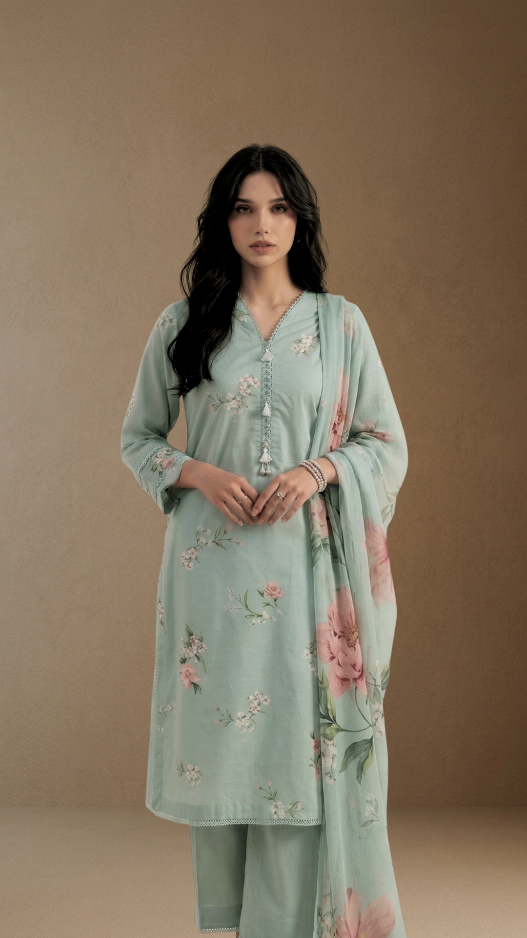 Odette - Printed Lawn Suit