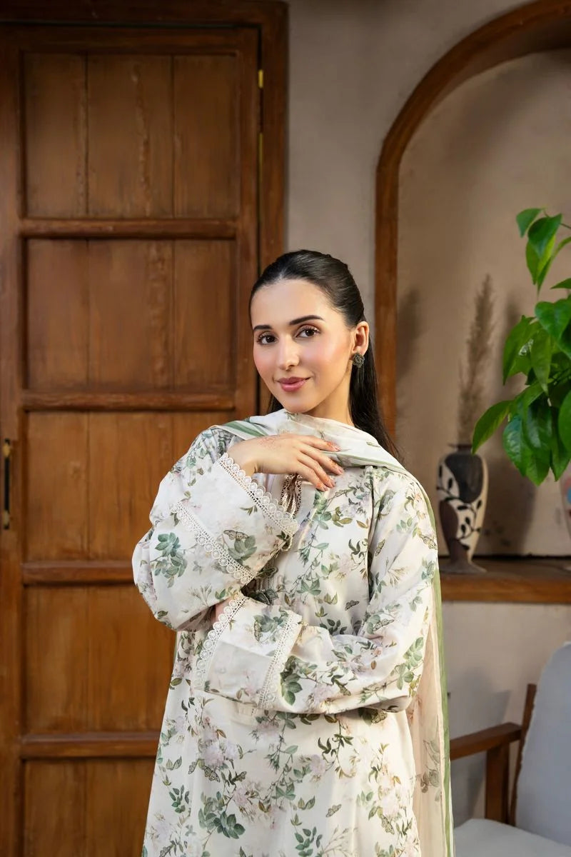 Feuille - Printed Lawn Suit