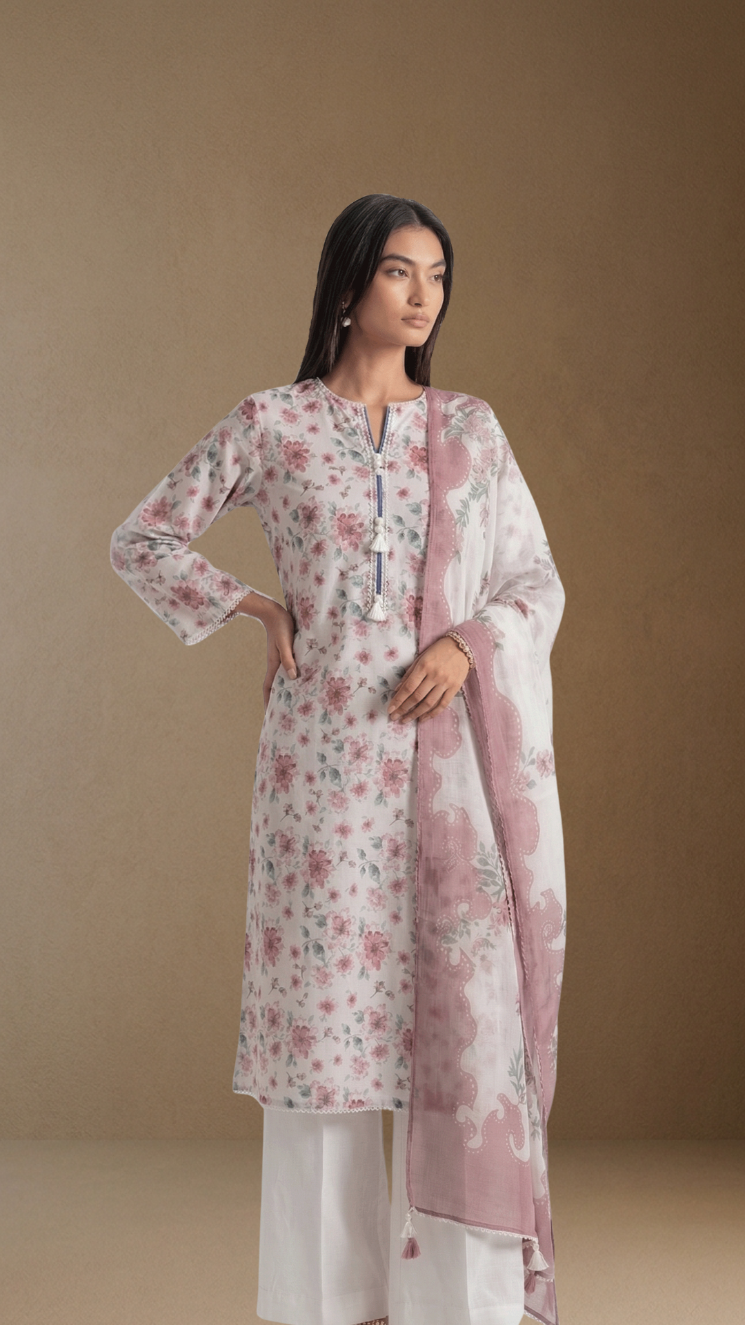 Brocade - Printed Lawn Suit