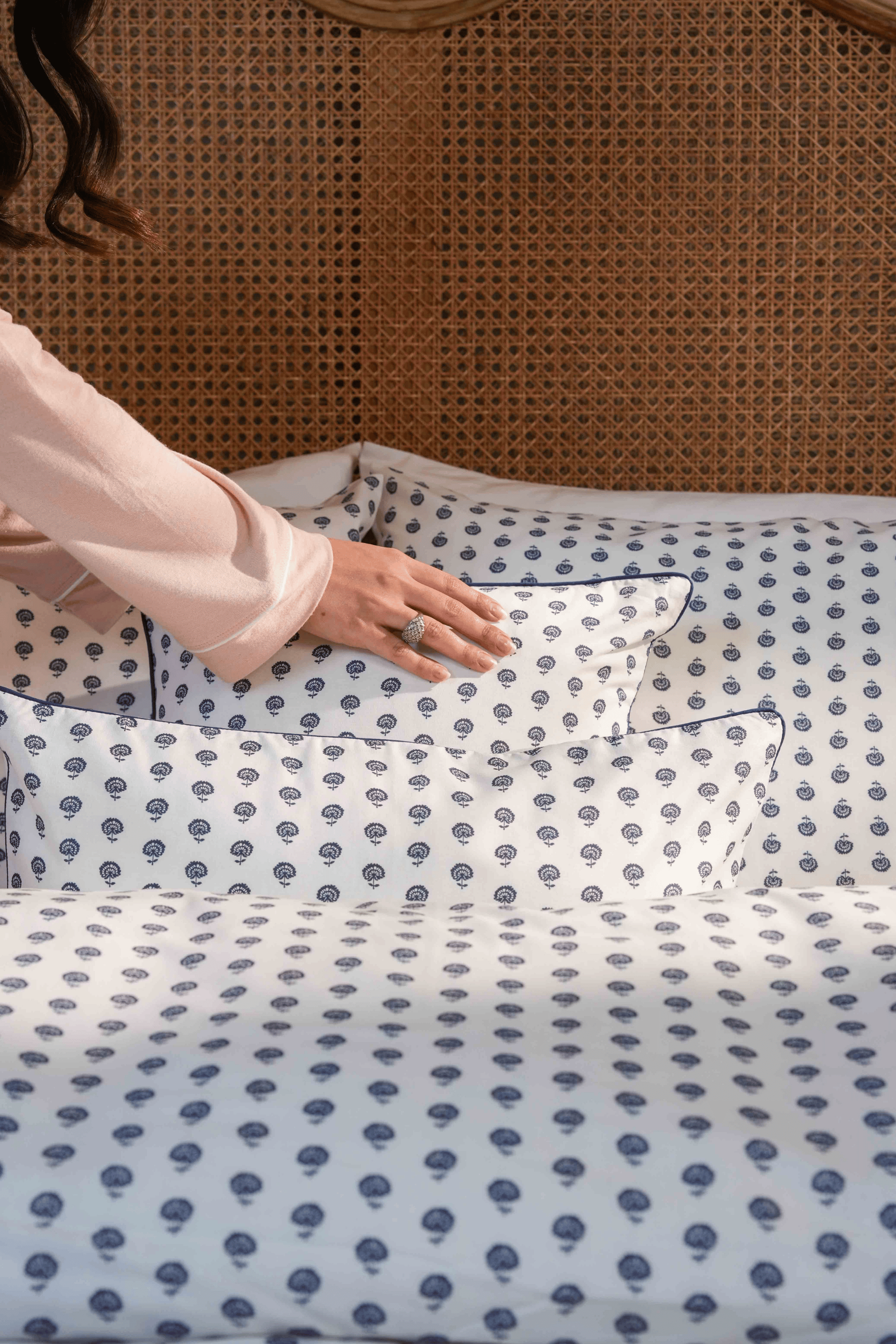 Indigo Medallion Bed Sheet Set