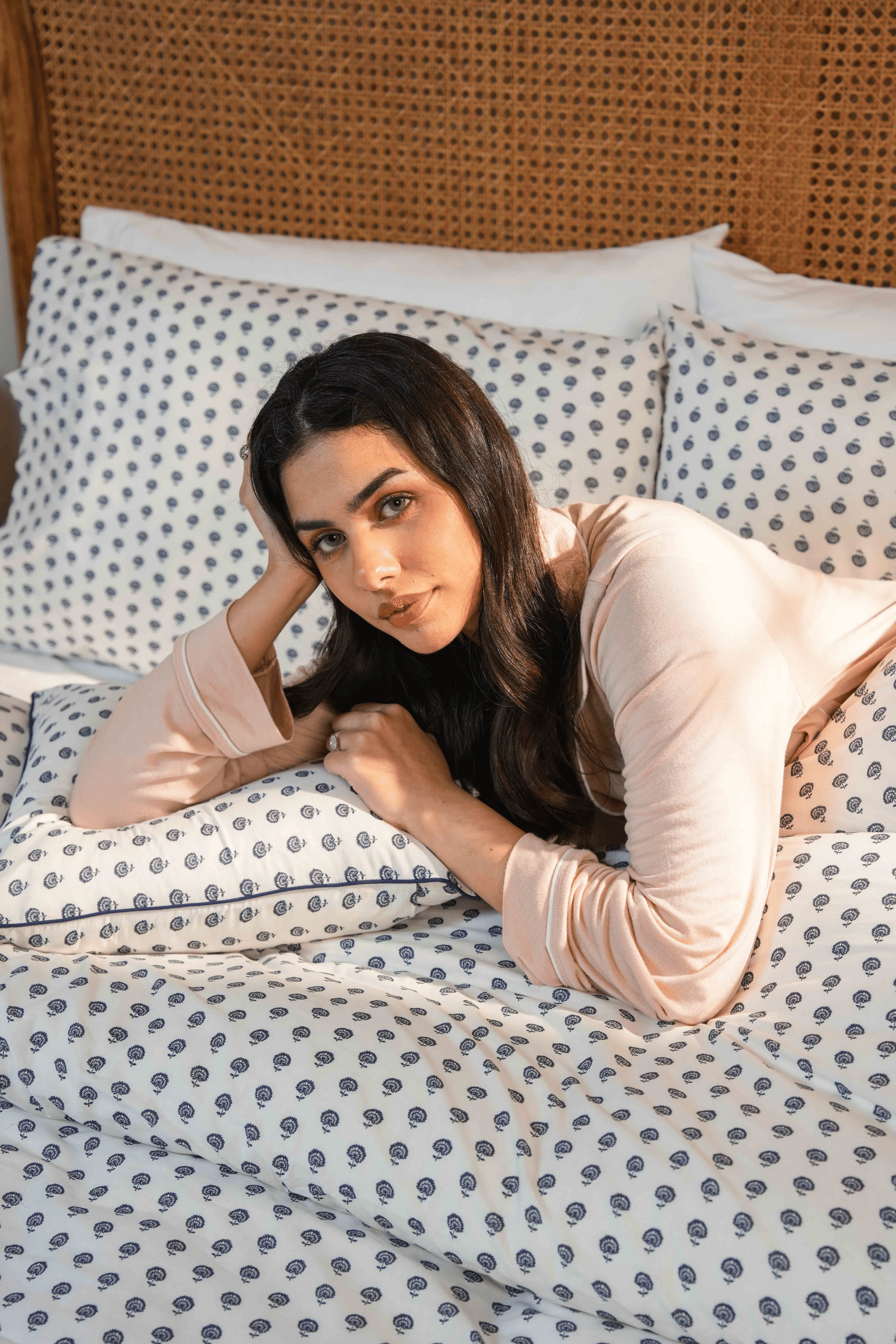 Indigo Medallion Duvet Cover Set