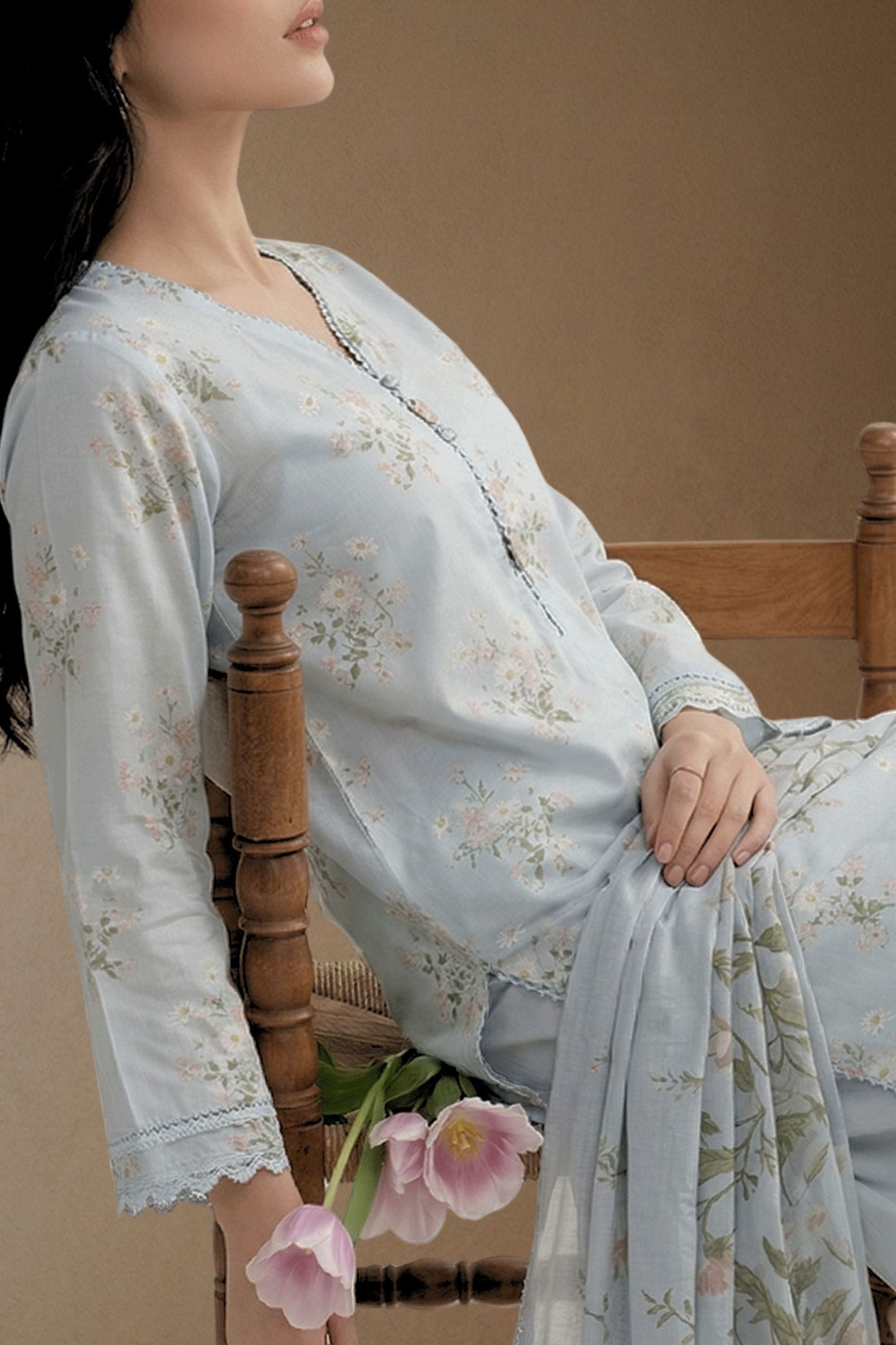 Zephyr - Printed Lawn Suit