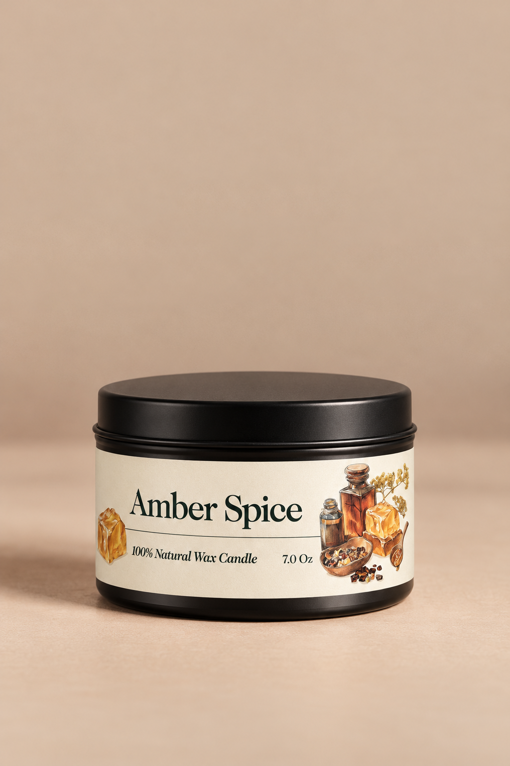 Amber Spice Scented Candle