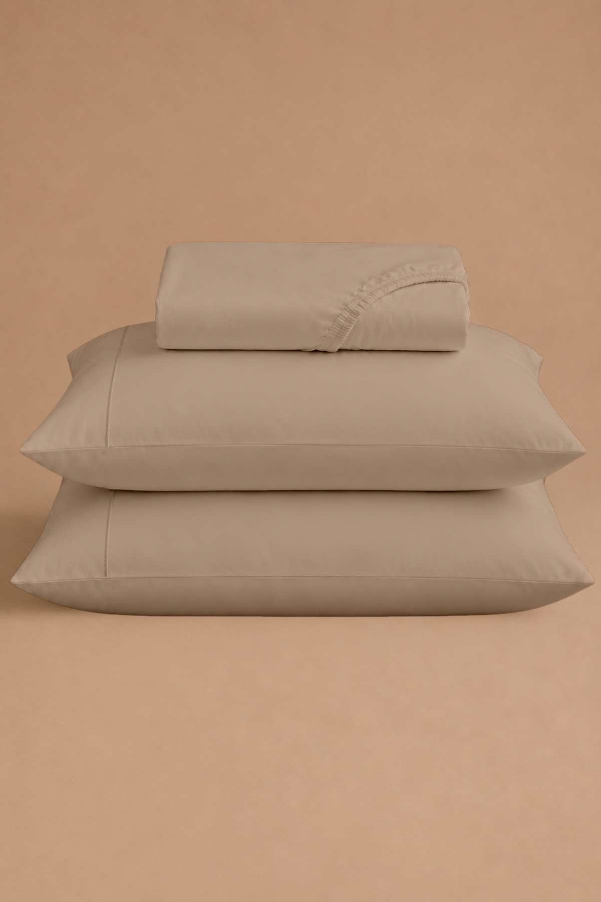 Tencel Cooling Taupe Fitted Sheet Set