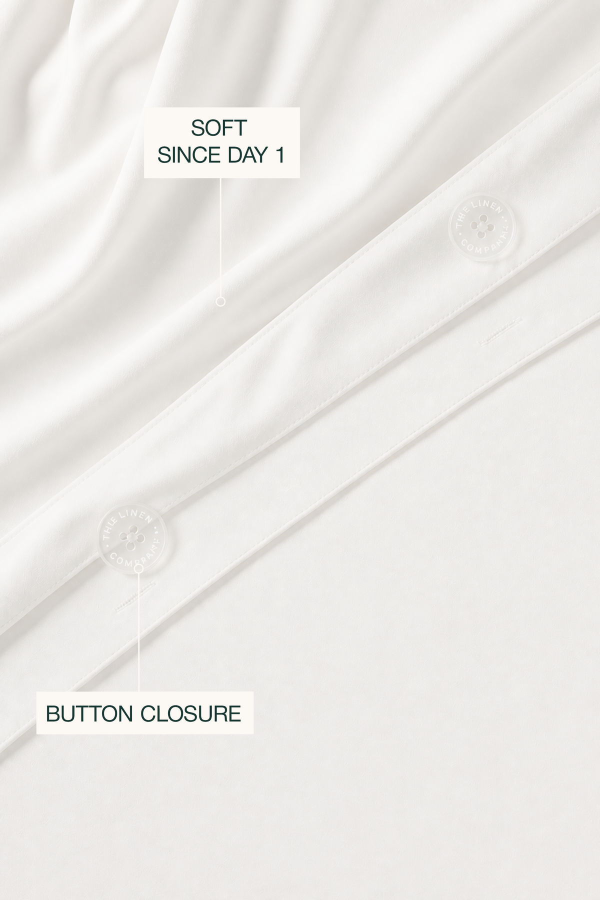 Tencel Cooling White Duvet Cover Set