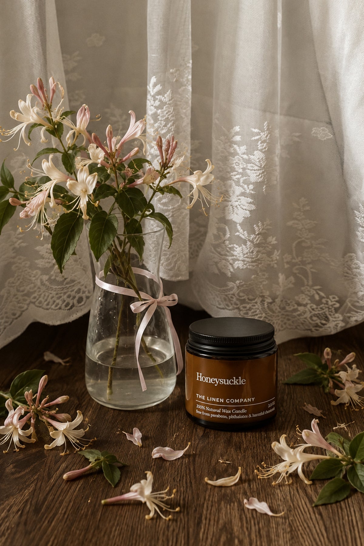 Honey Suckle Scented Candle