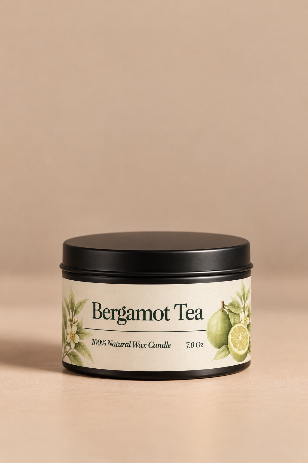 Bergamot Tea Scented Candle