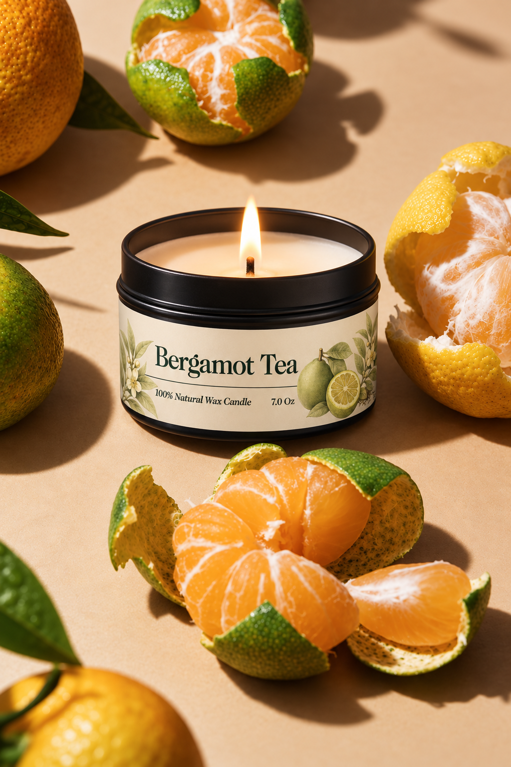 Bergamot Tea Scented Candle