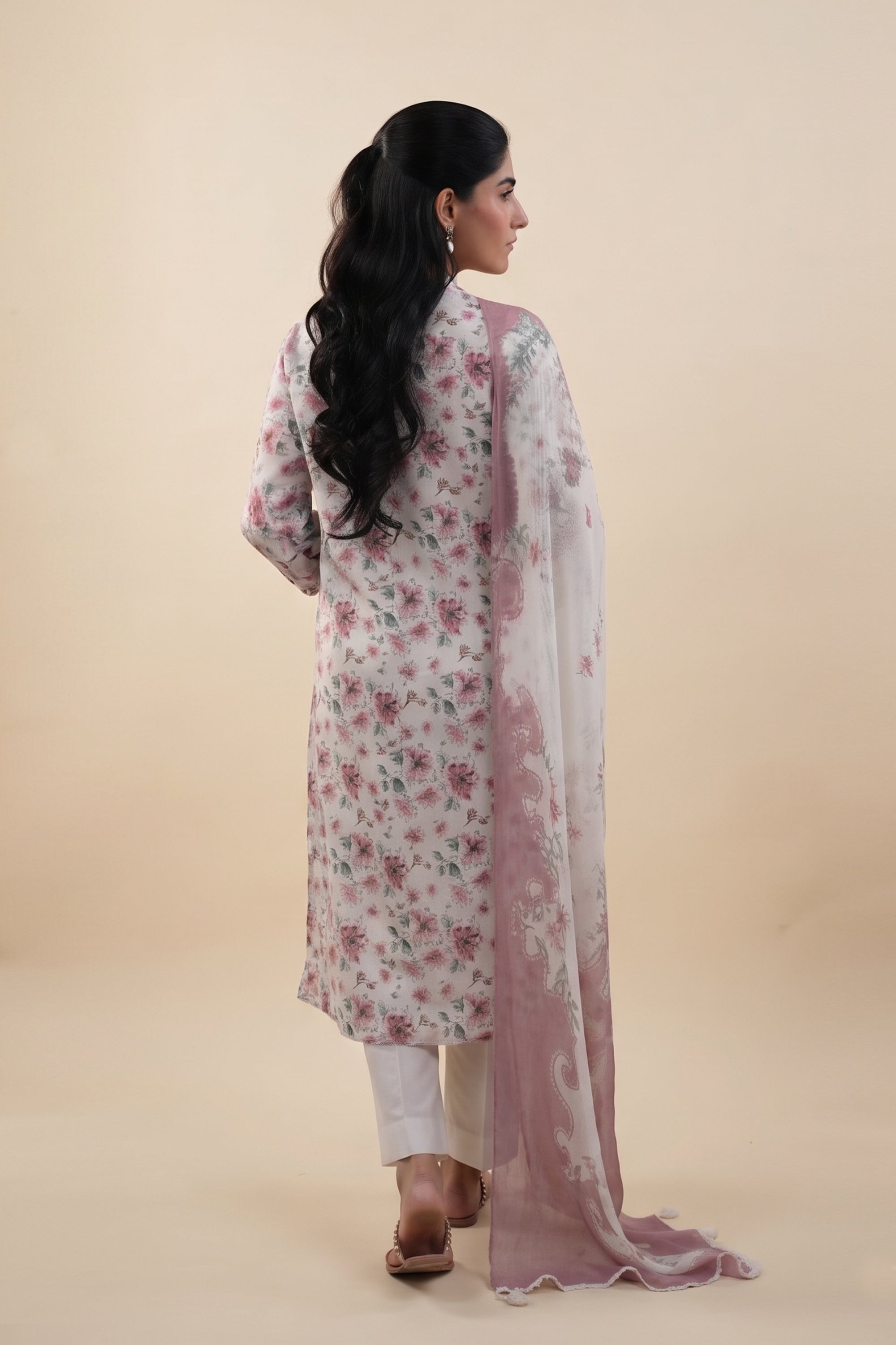 Brocade - Printed Lawn Suit