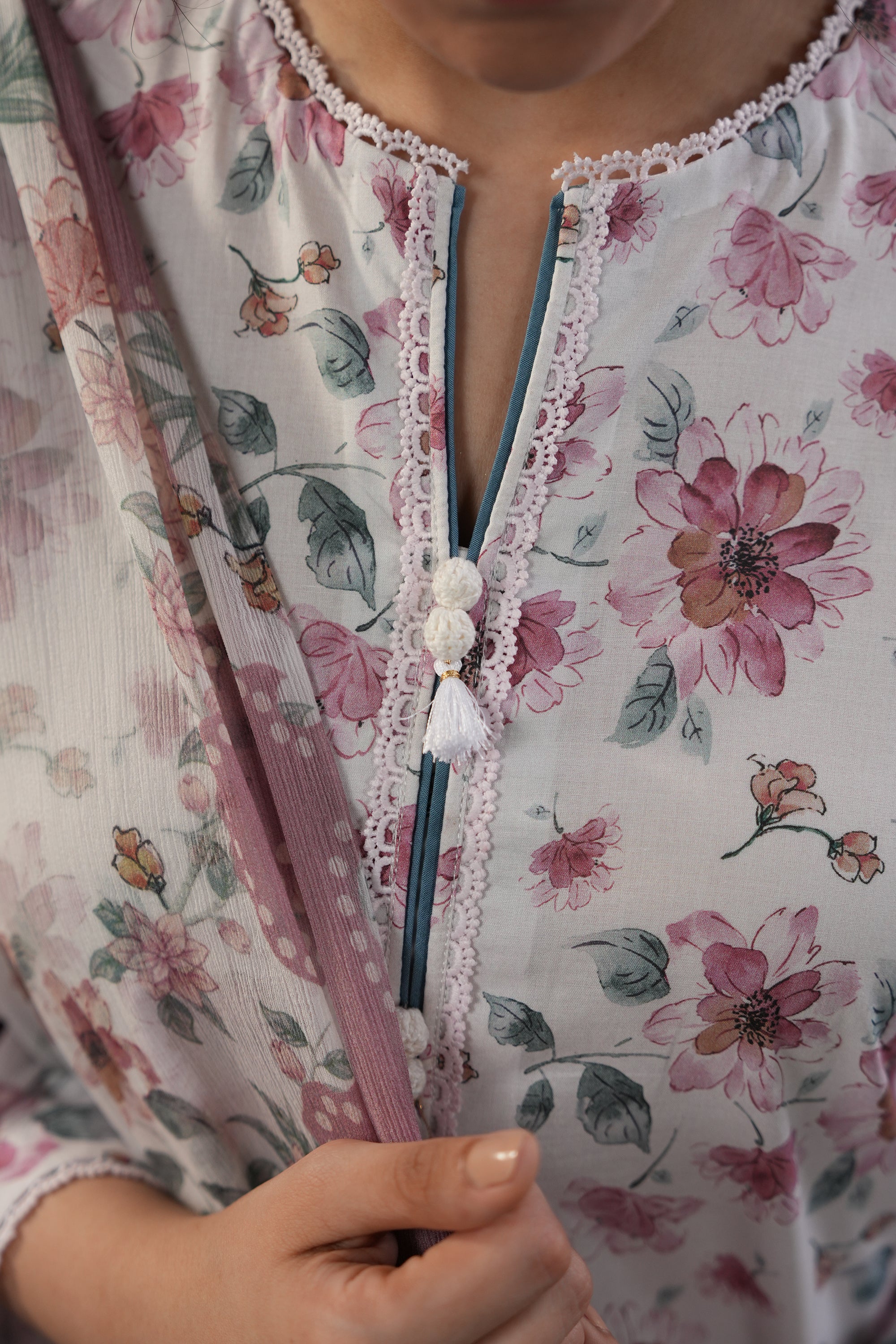 Brocade - Printed Lawn Suit
