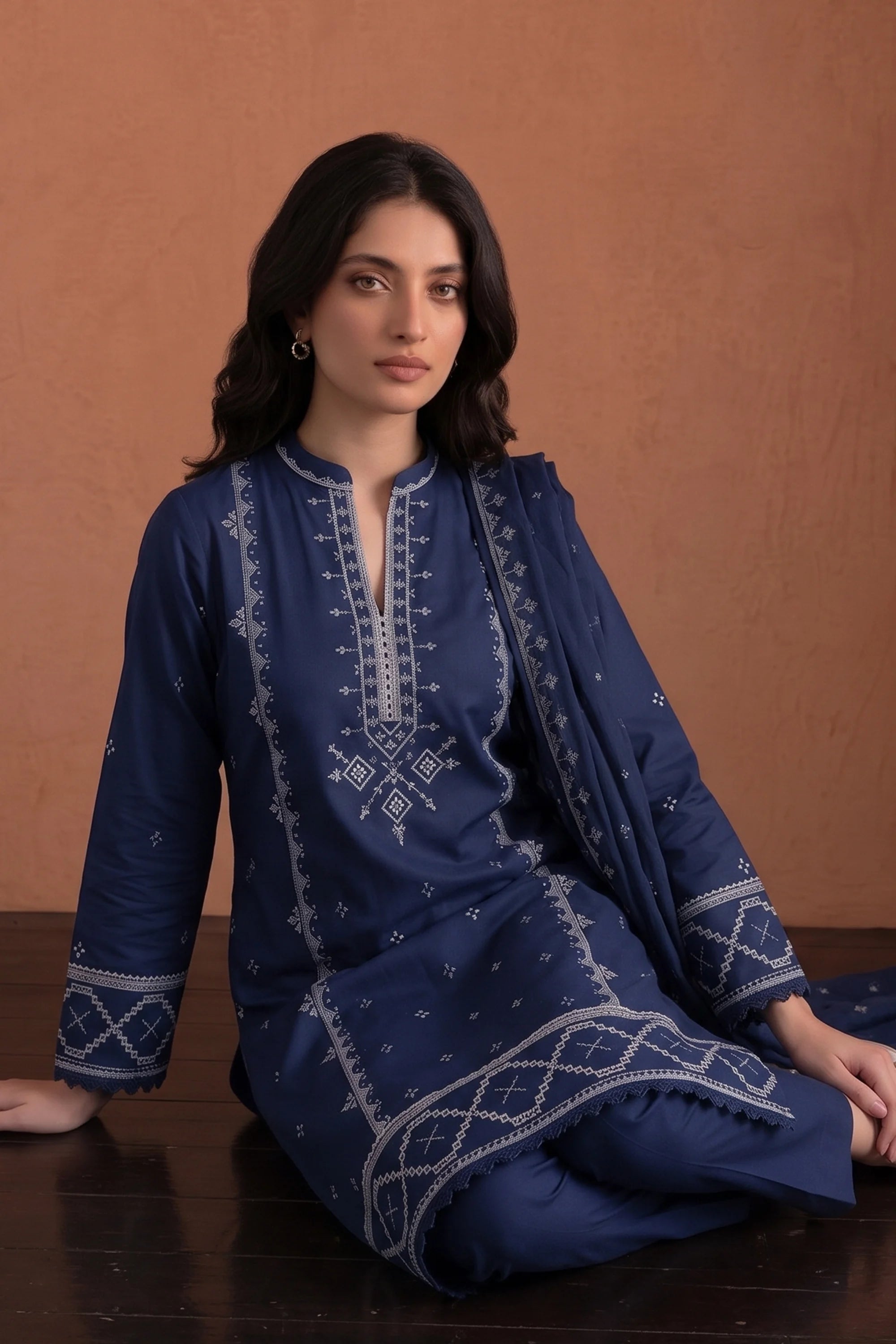 Sapphire - Luxury Lawn Suit
