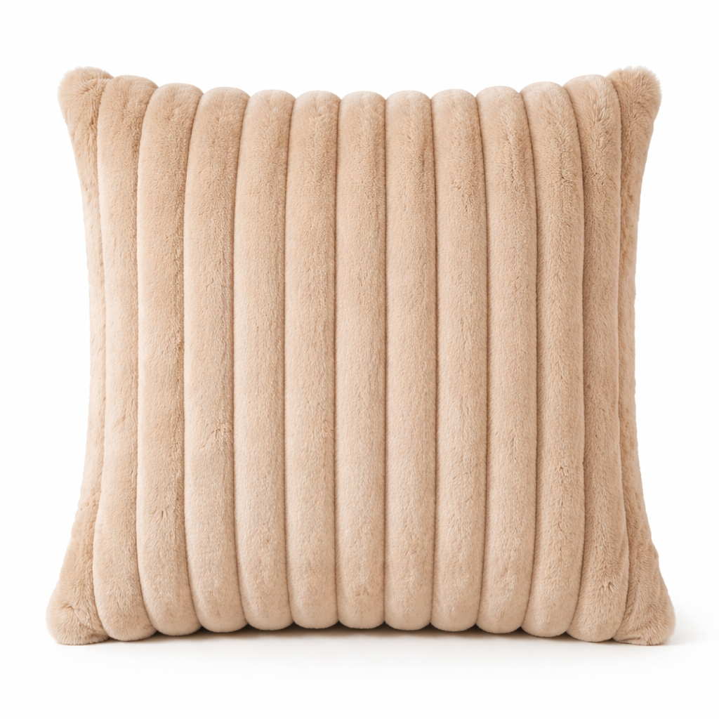 Striped Plush Cushions