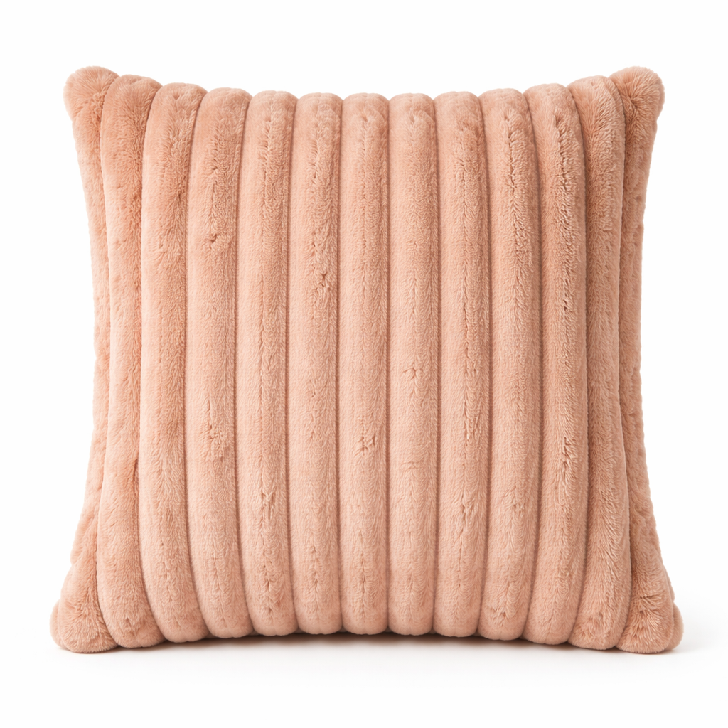Striped Plush Cushions