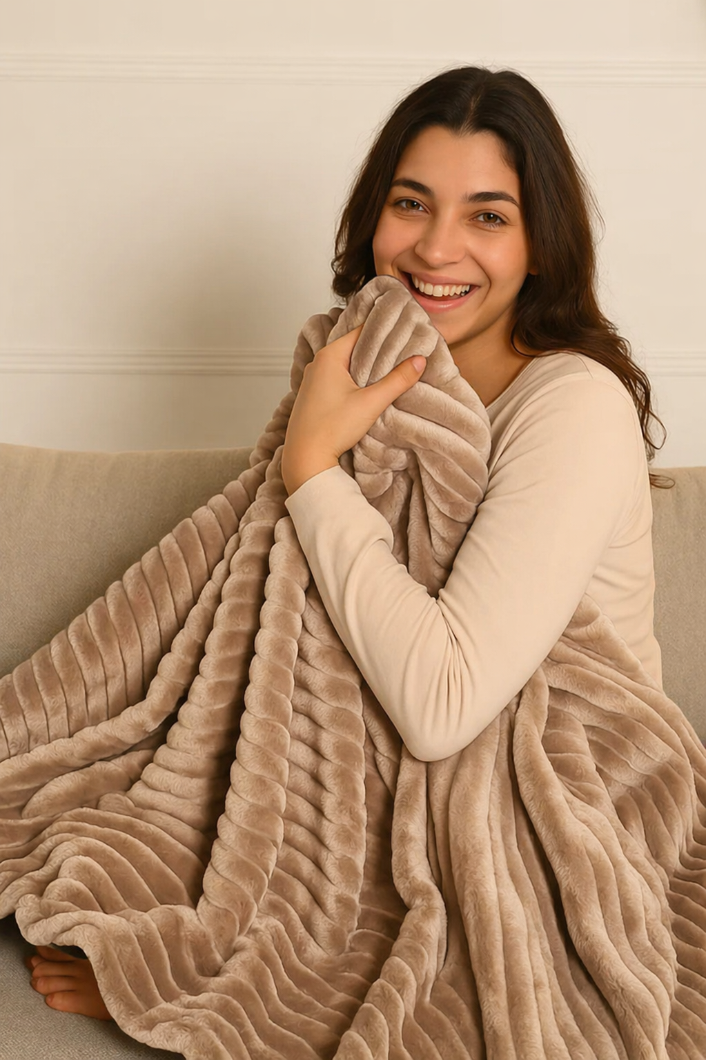 روز ووڈ مائیکرو فائبر آلیشان کمبل