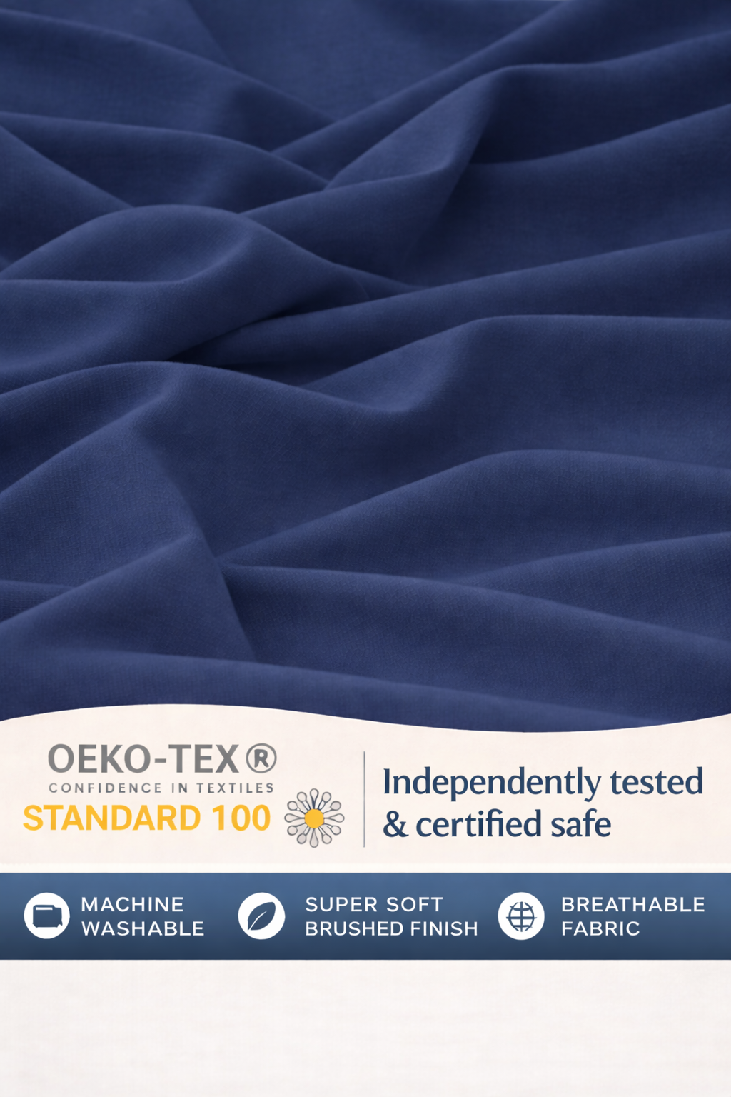 Navy Duvet Cover Set - Luxe Edition