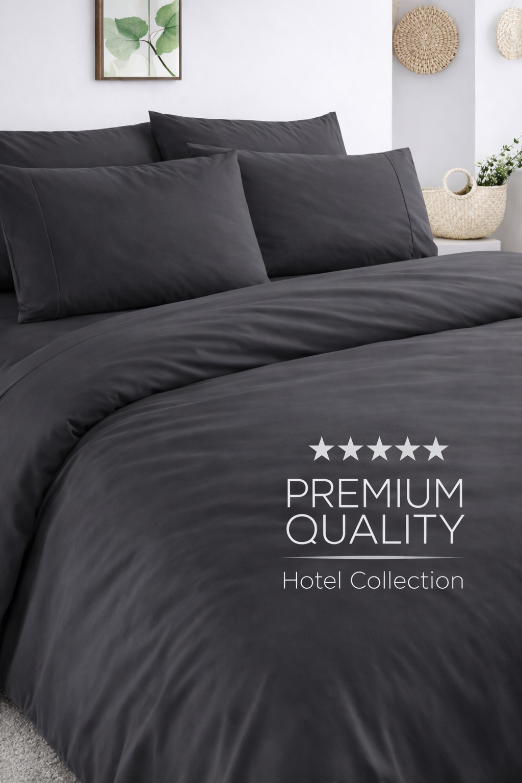 Charcoal Duvet Cover Set