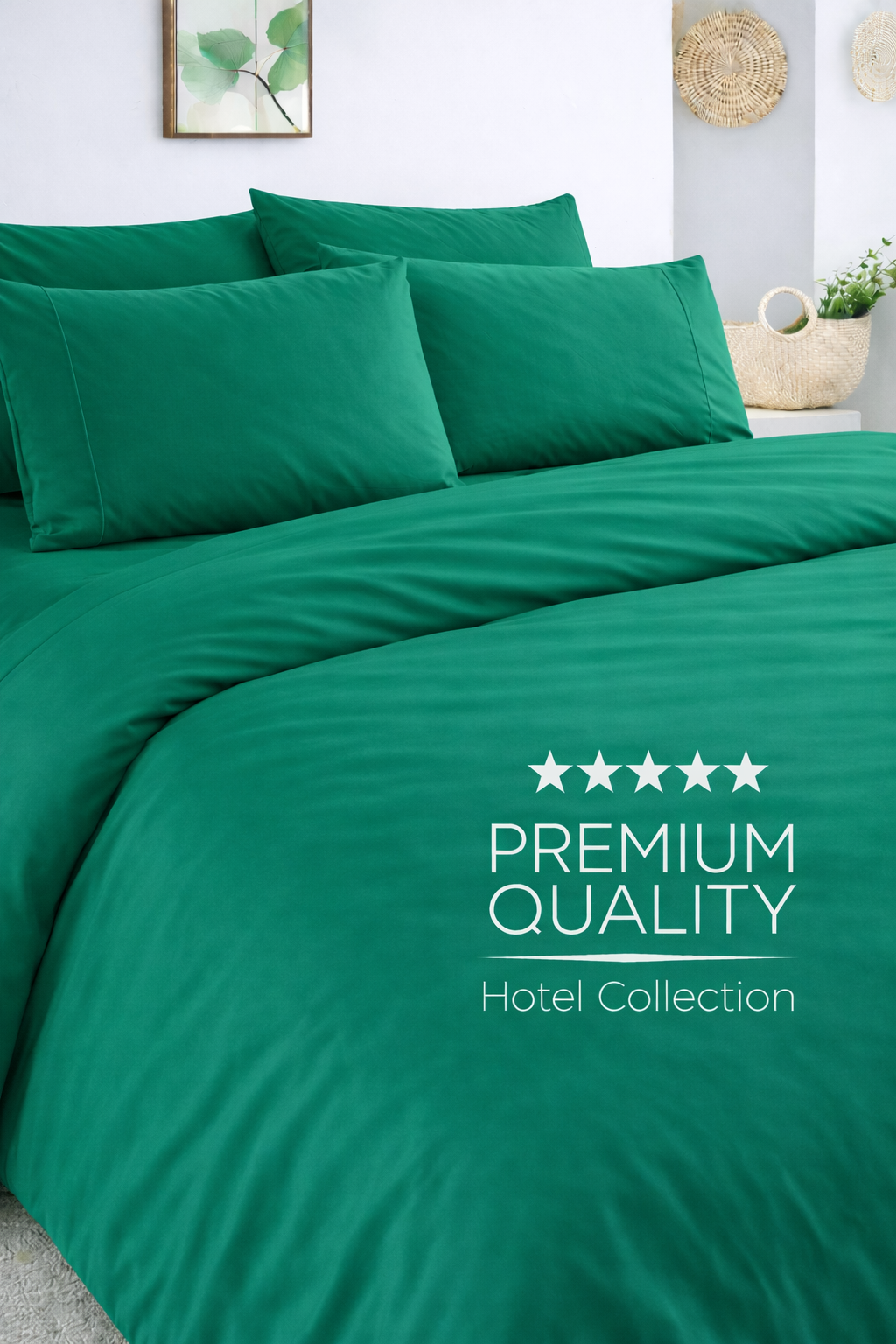 Emerald Green Duvet Cover Set