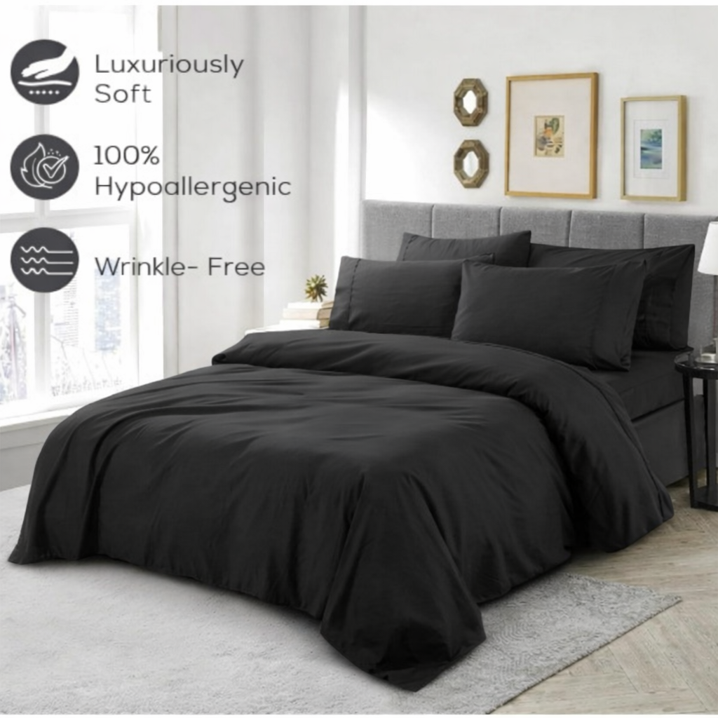 Charcoal Duvet Cover Set