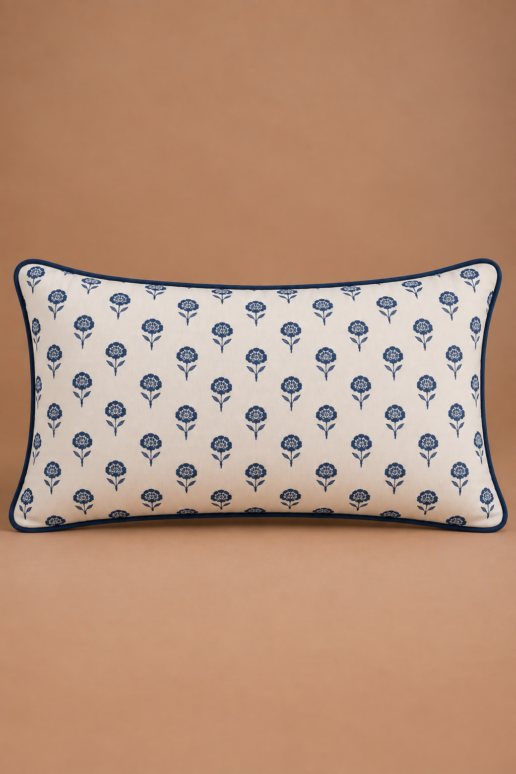 Indigo Medallion Percale Cushion Set