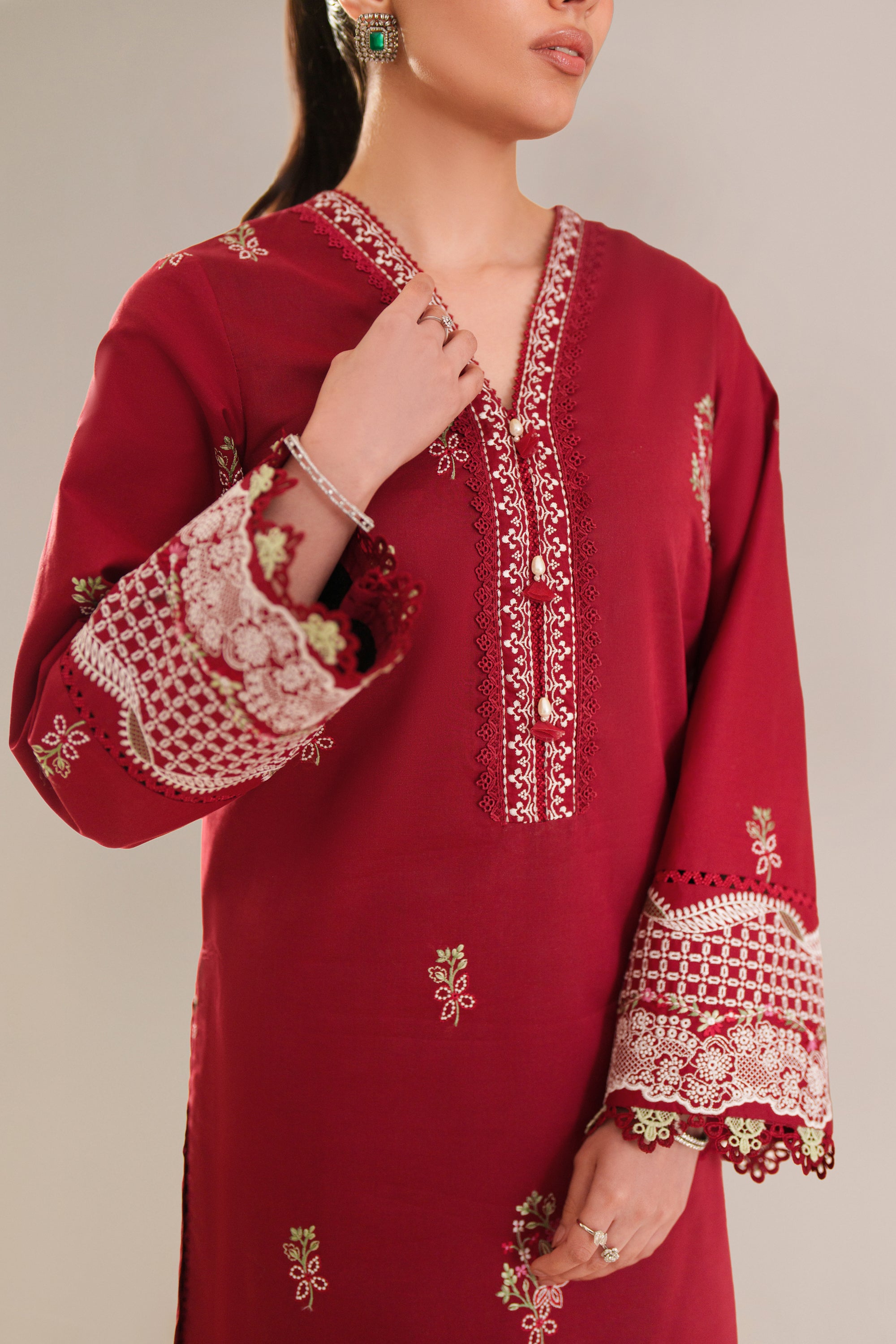 Crimson - Luxury Lawn Suit