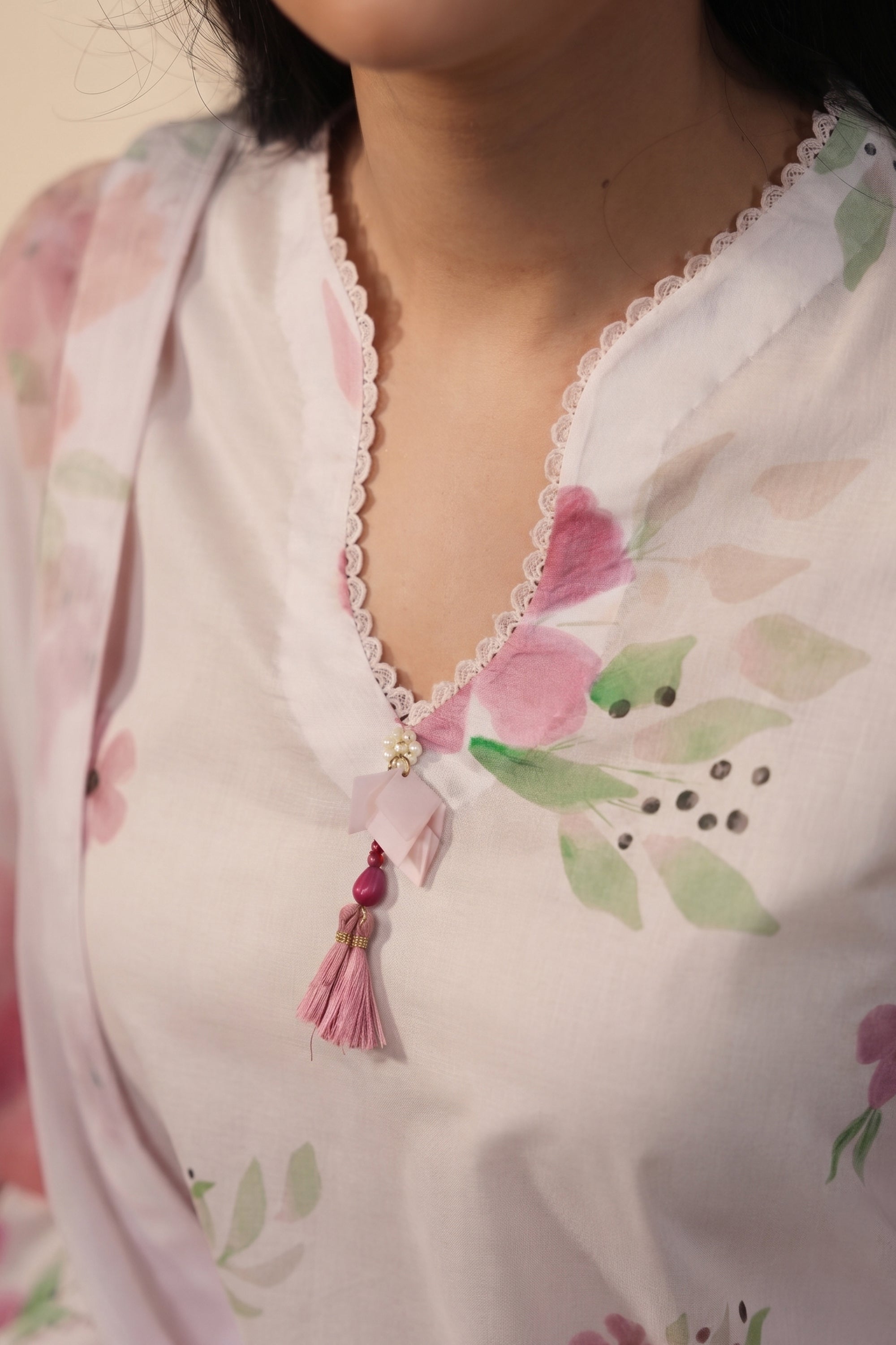 Crimson Garden - Printed Lawn Suit
