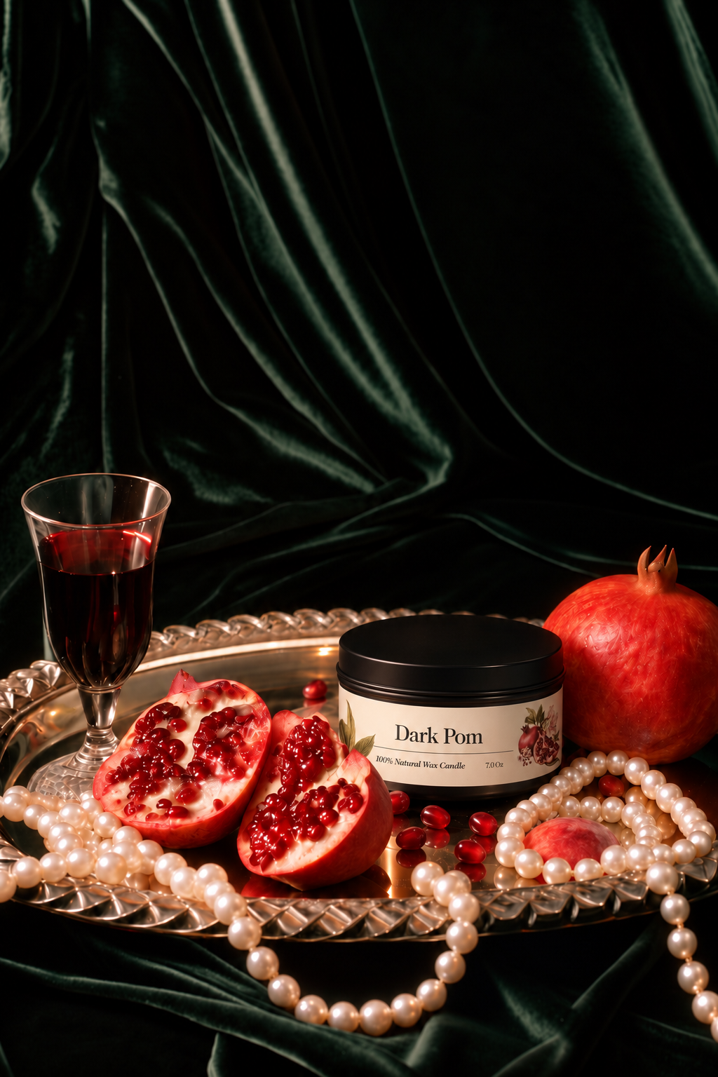 Dark Pom Scented Candle