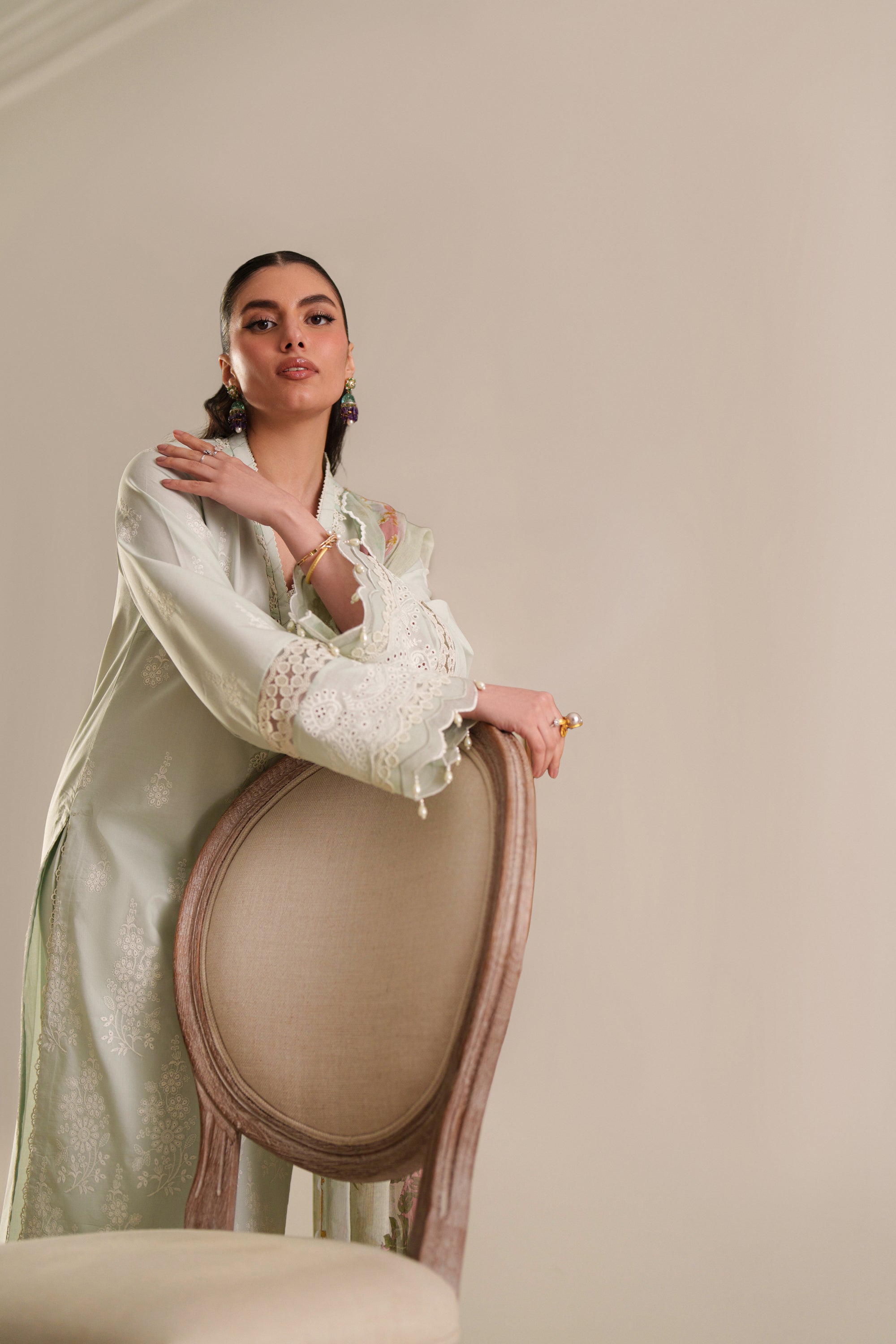 Ethereal Mint - Luxury Lawn Suit