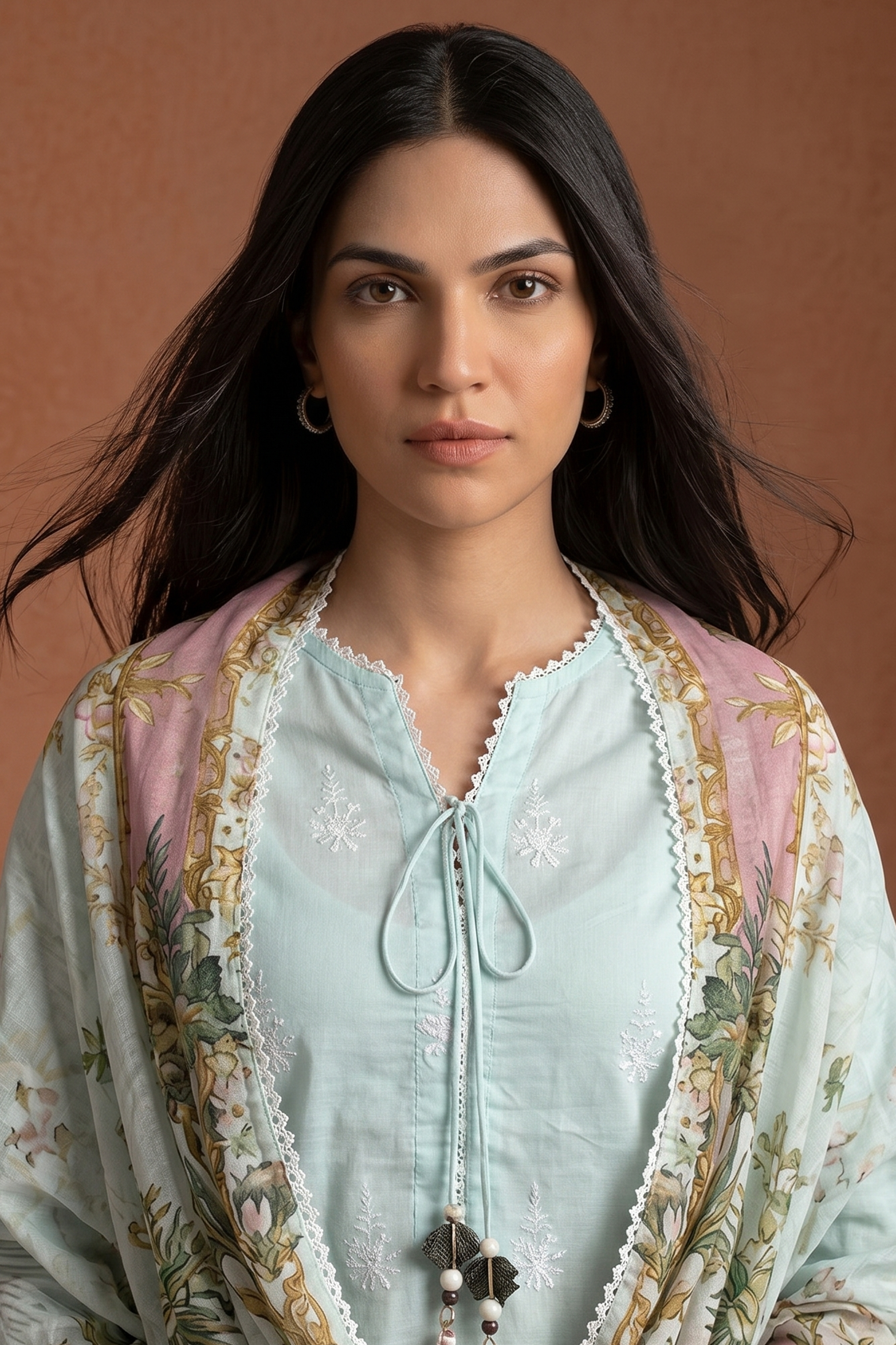 Ethereal Mint - Luxury Lawn Suit