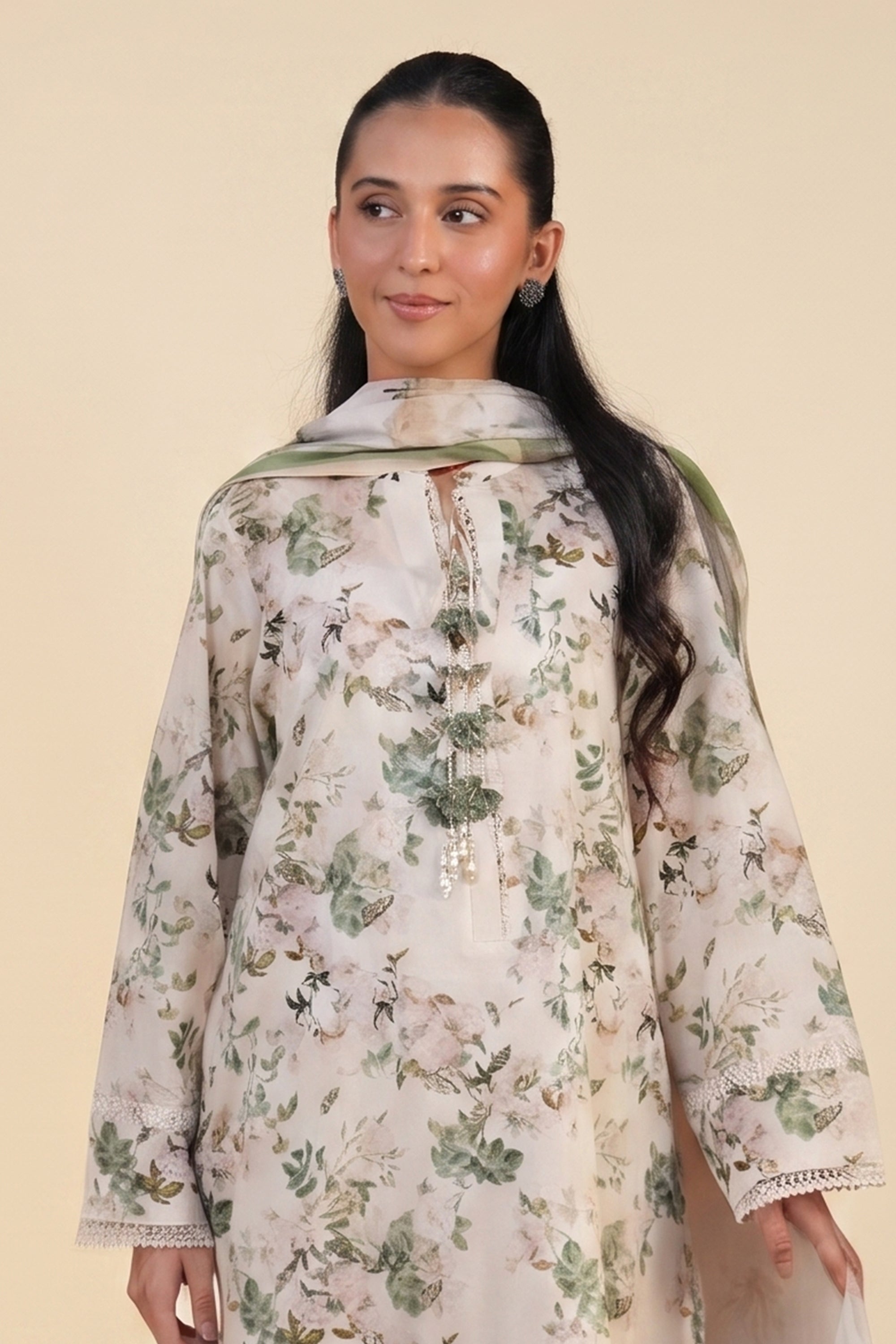Feuille - Printed Lawn Suit