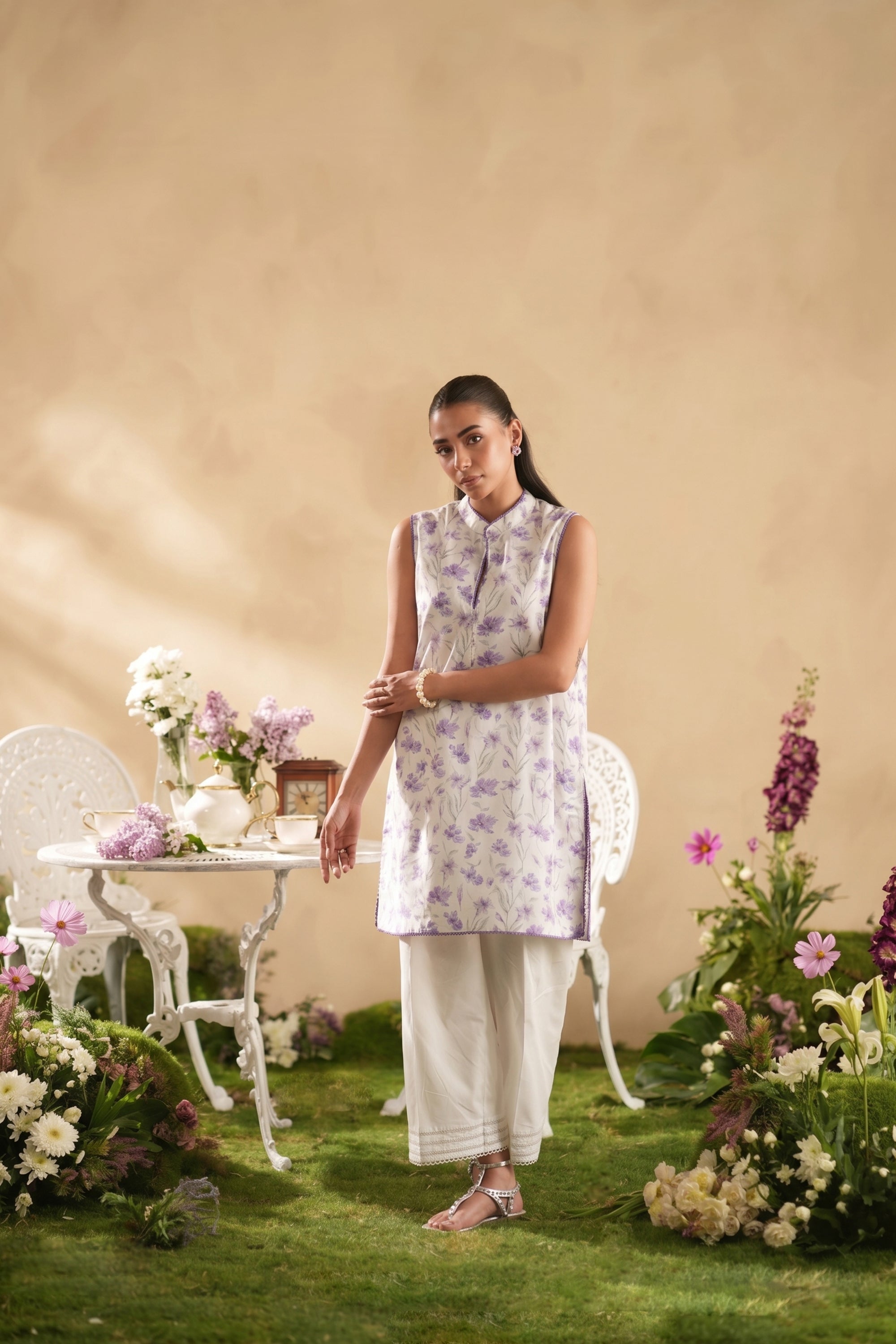 Floral Ink - Printed Lawn Suit