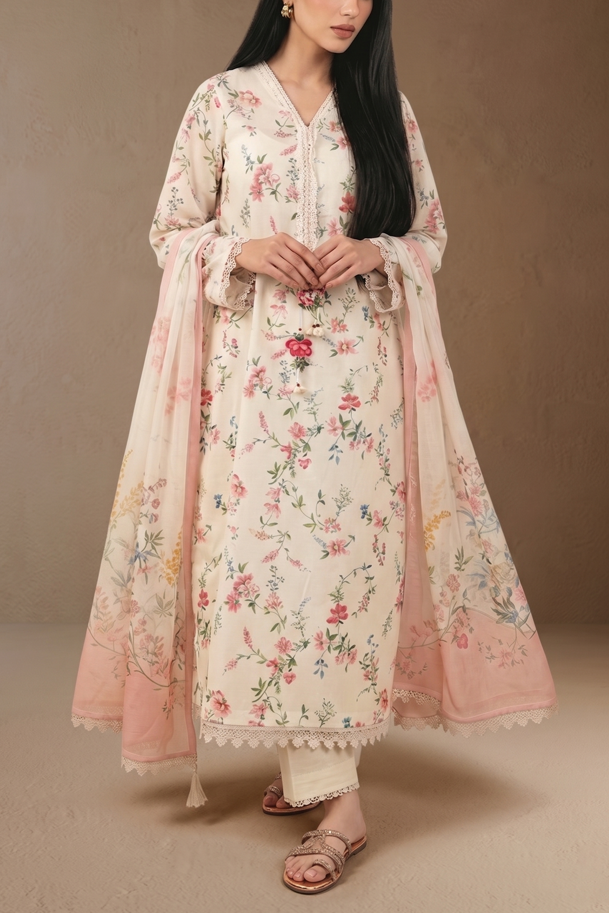 Jardin - Printed Lawn Suit