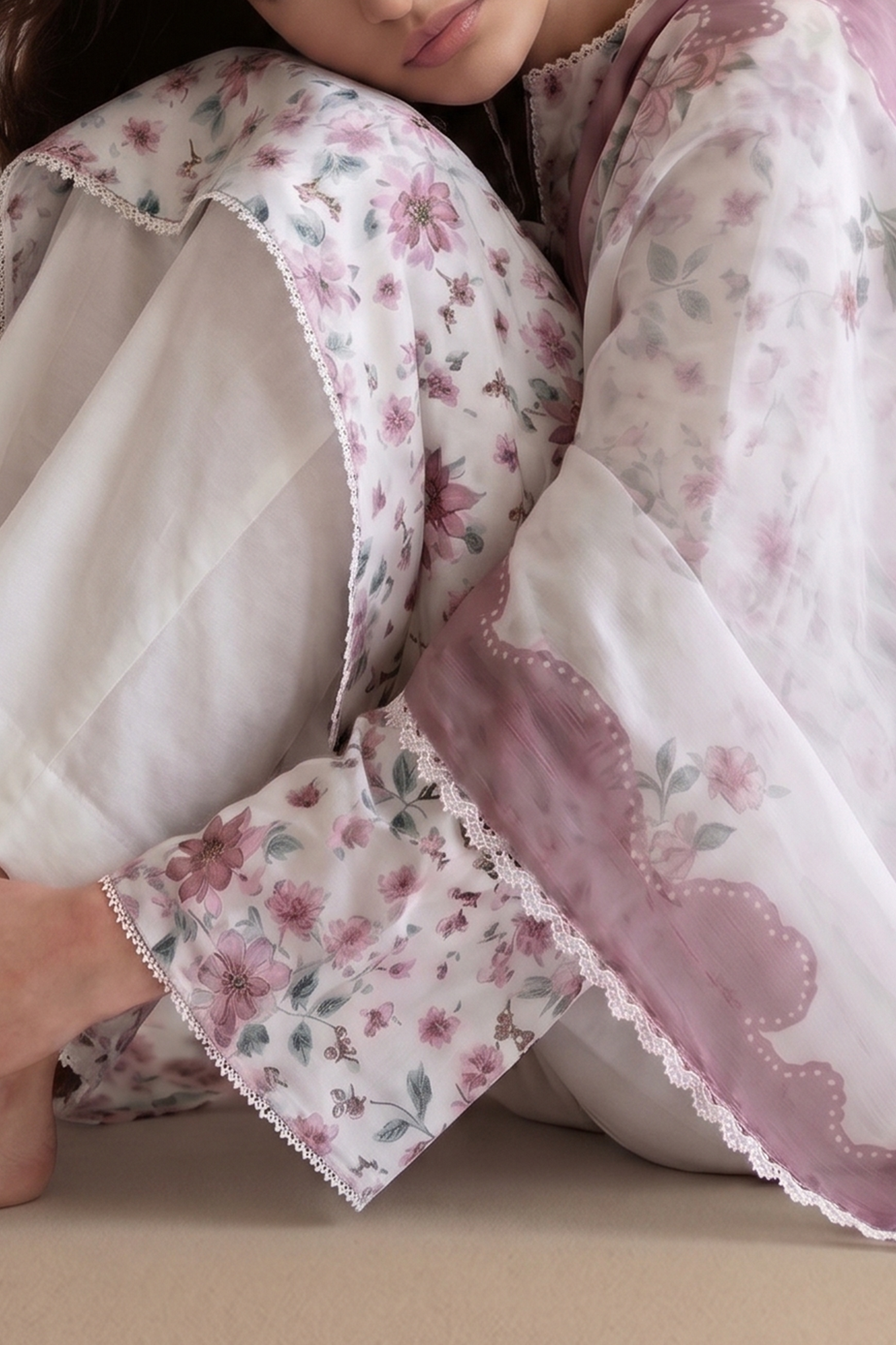 Brocade - Printed Lawn Suit