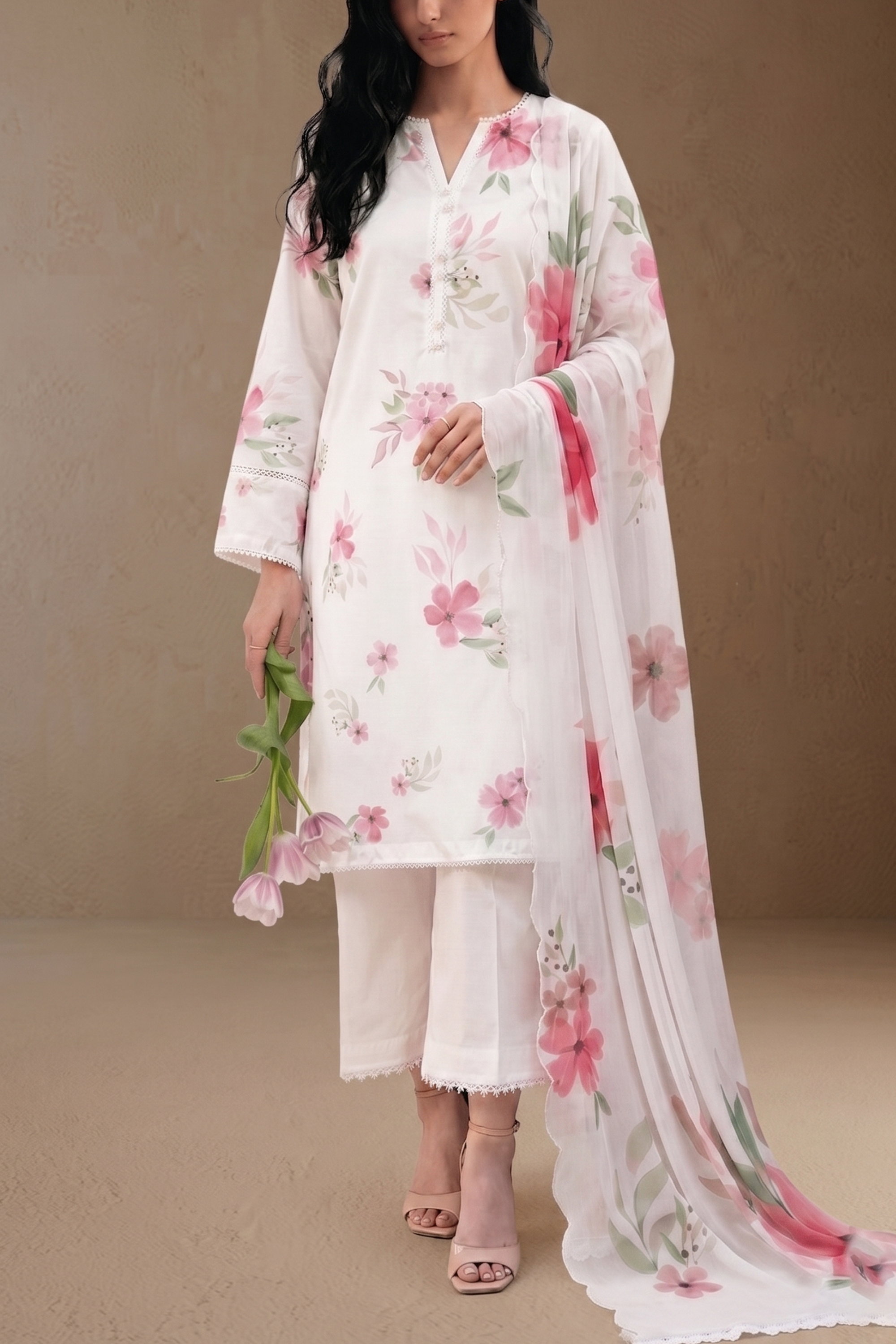 Floral Escape - Printed Lawn Suit
