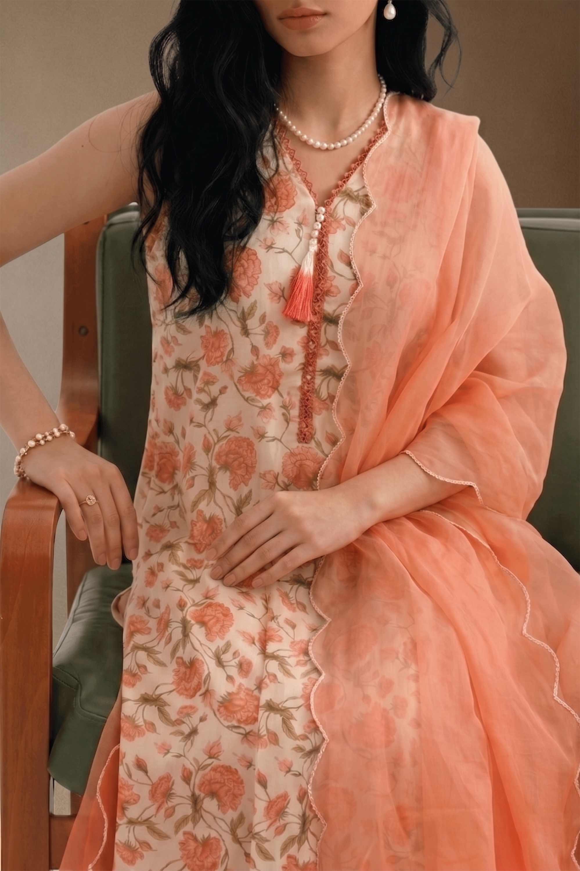 Corelle - Printed Lawn Suit