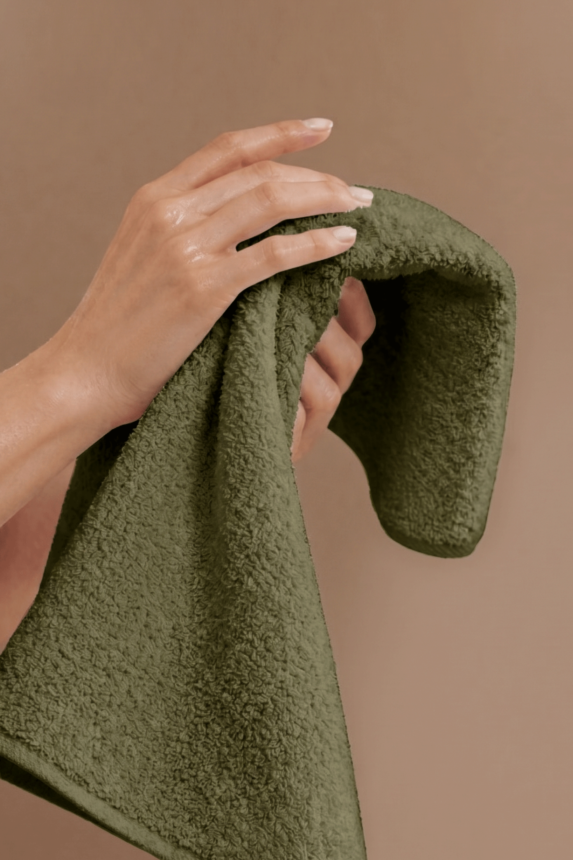 Sage Green Organic Towels (Set of 4)
