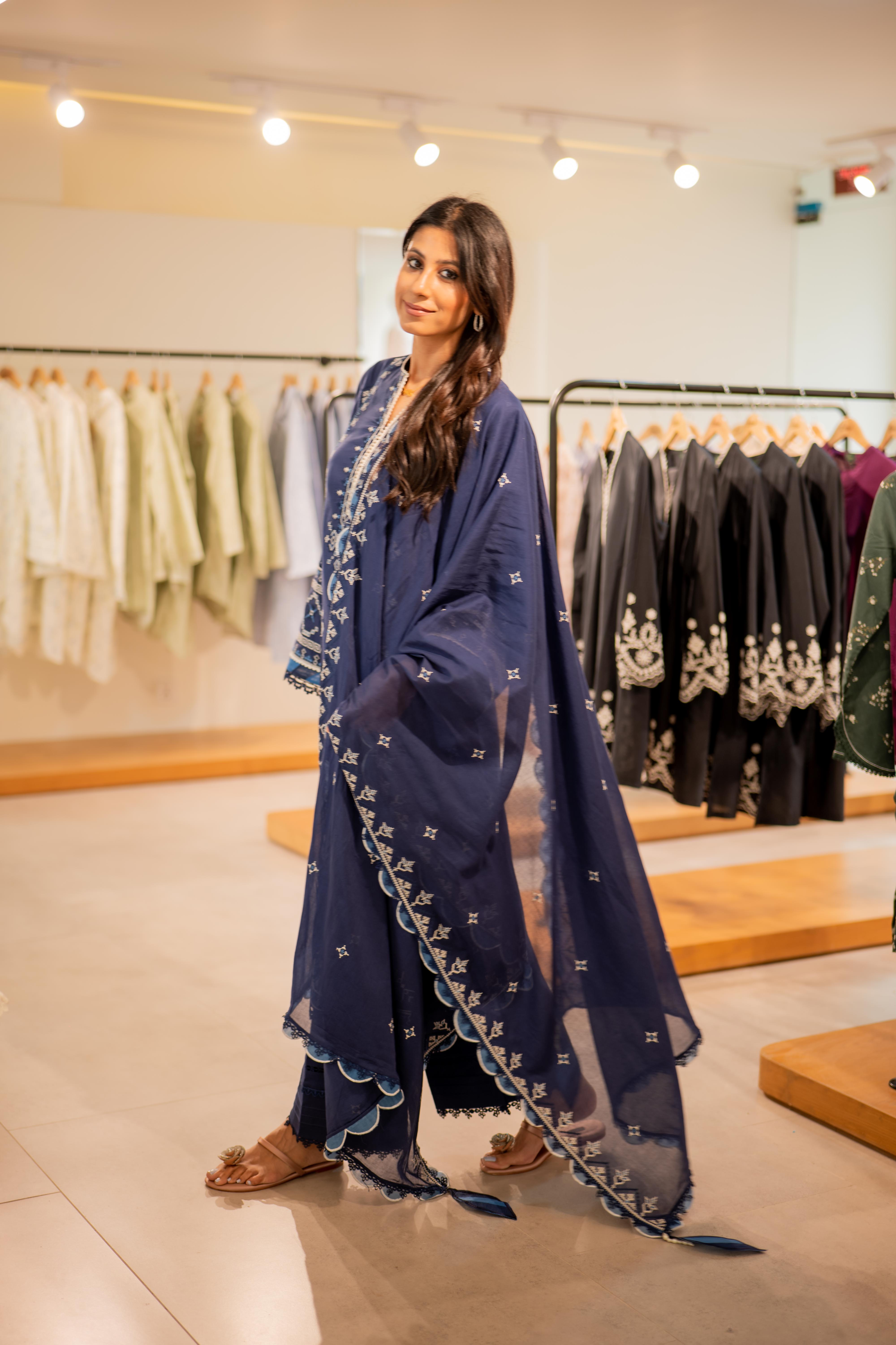 Sapphire - Luxury Lawn Suit