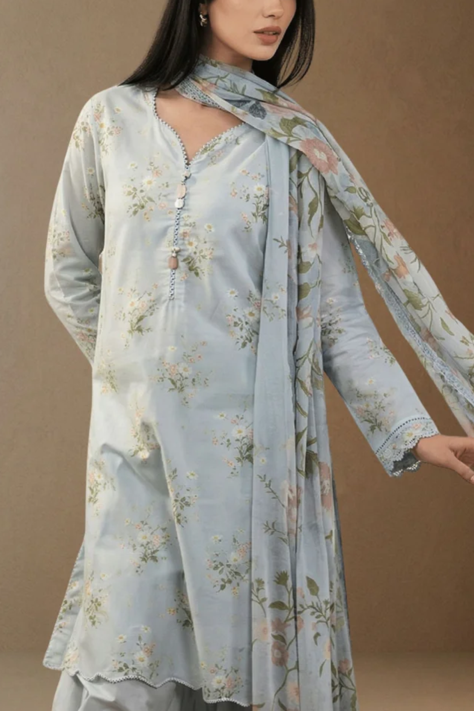Zephyr - Printed Lawn Suit